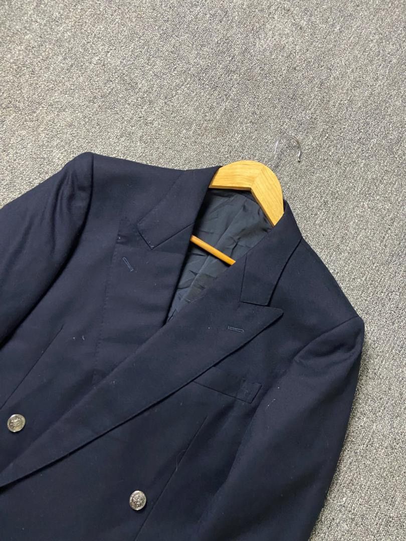 Burberry Prorsum Burberry Prorsum Tasmania Wool Double Breasted Blazer (201) Size US XS / EU 42 / 0 - 11 Thumbnail
