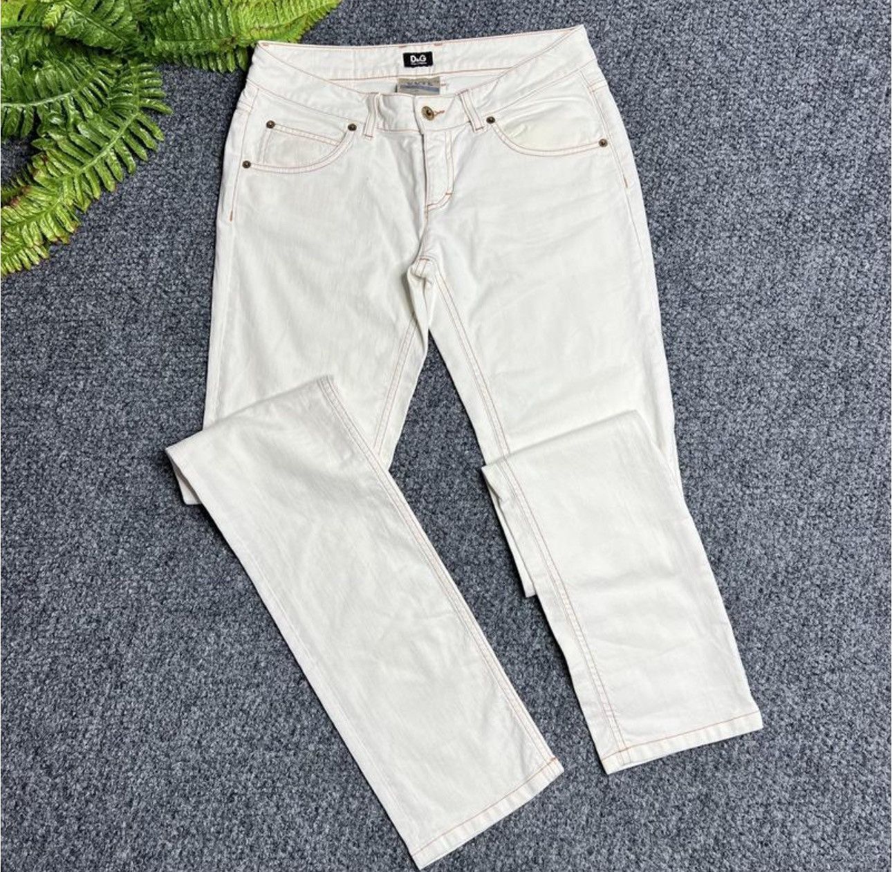 Dolce & Gabbana Dolce & Gabbana jeans vintage white outfits street wear Size 25" / US 0 / IT 36 - 1 Thumbnail