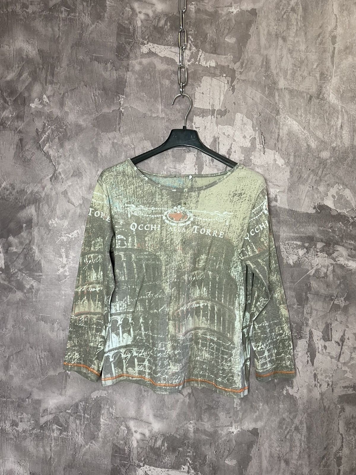 Japanese Brand × Vintage Y2k Longsleeve japanesebrand LGB style Overprint Size M / US 6-8 / IT 42-44 - 1 Thumbnail