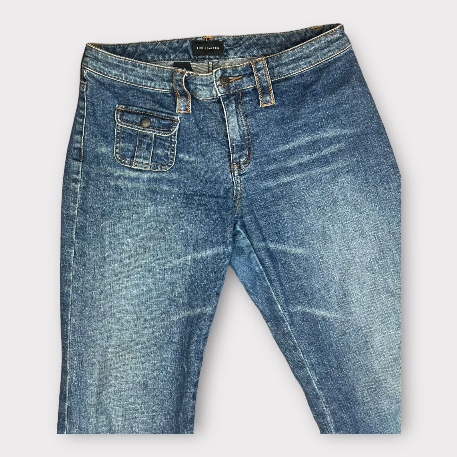 Vintage The Limited | Vintage Y2K Bootcut Nautical Jeans | 6 Size 28" / US 6 / IT 42 - 5 Thumbnail