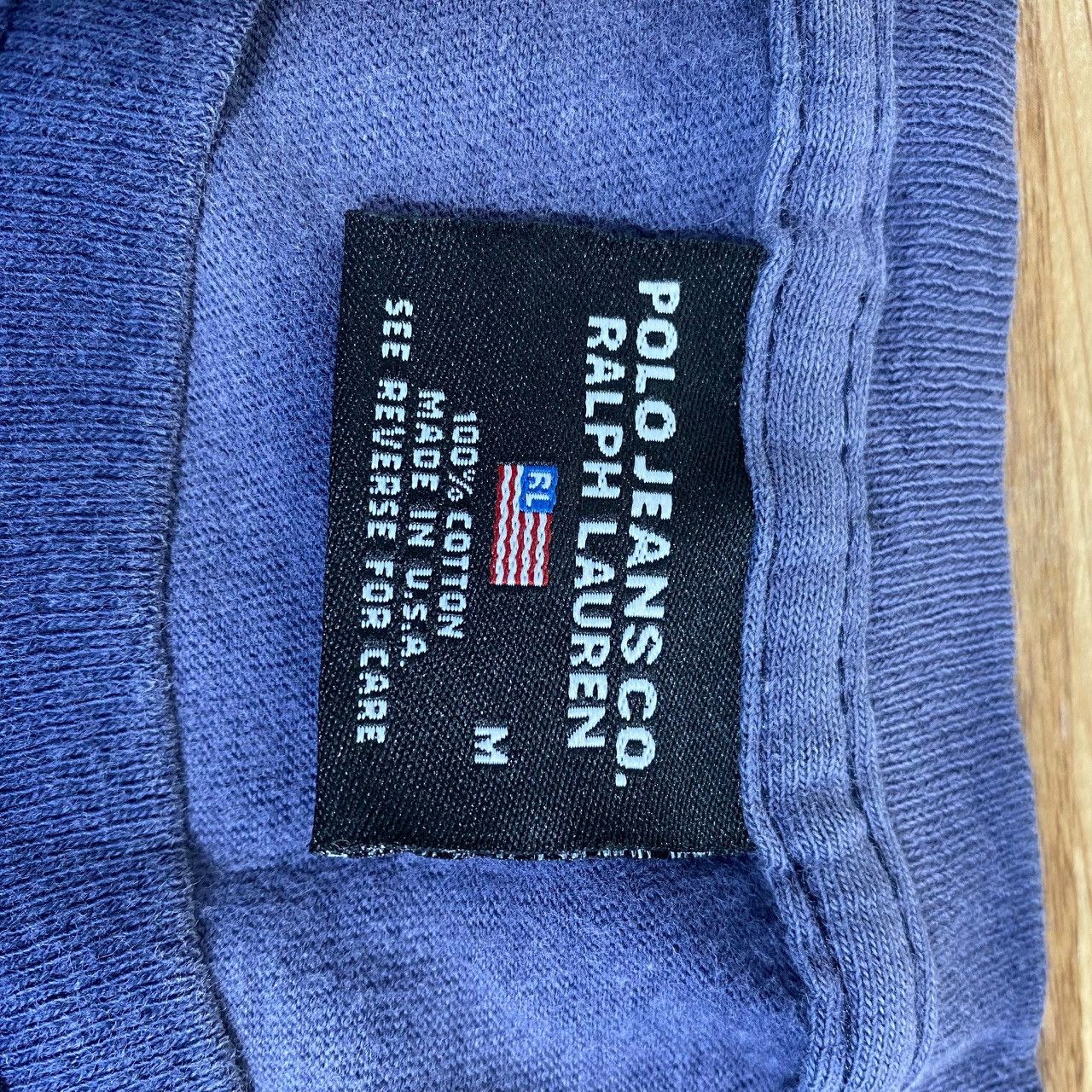 Polo Ralph Lauren Vintage 90’ POLO JEANS RALPH LAUREN Company Tee Shirt Top Size M / US 6-8 / IT 42-44 - 4 Thumbnail