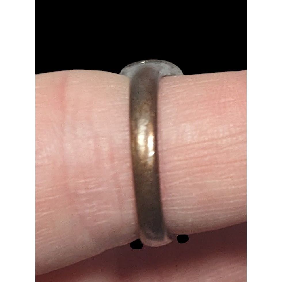 Other 90s Style Triple Peace Sign Black And Silver Tone Enamel Fil Size ONE SIZE - 4 Thumbnail