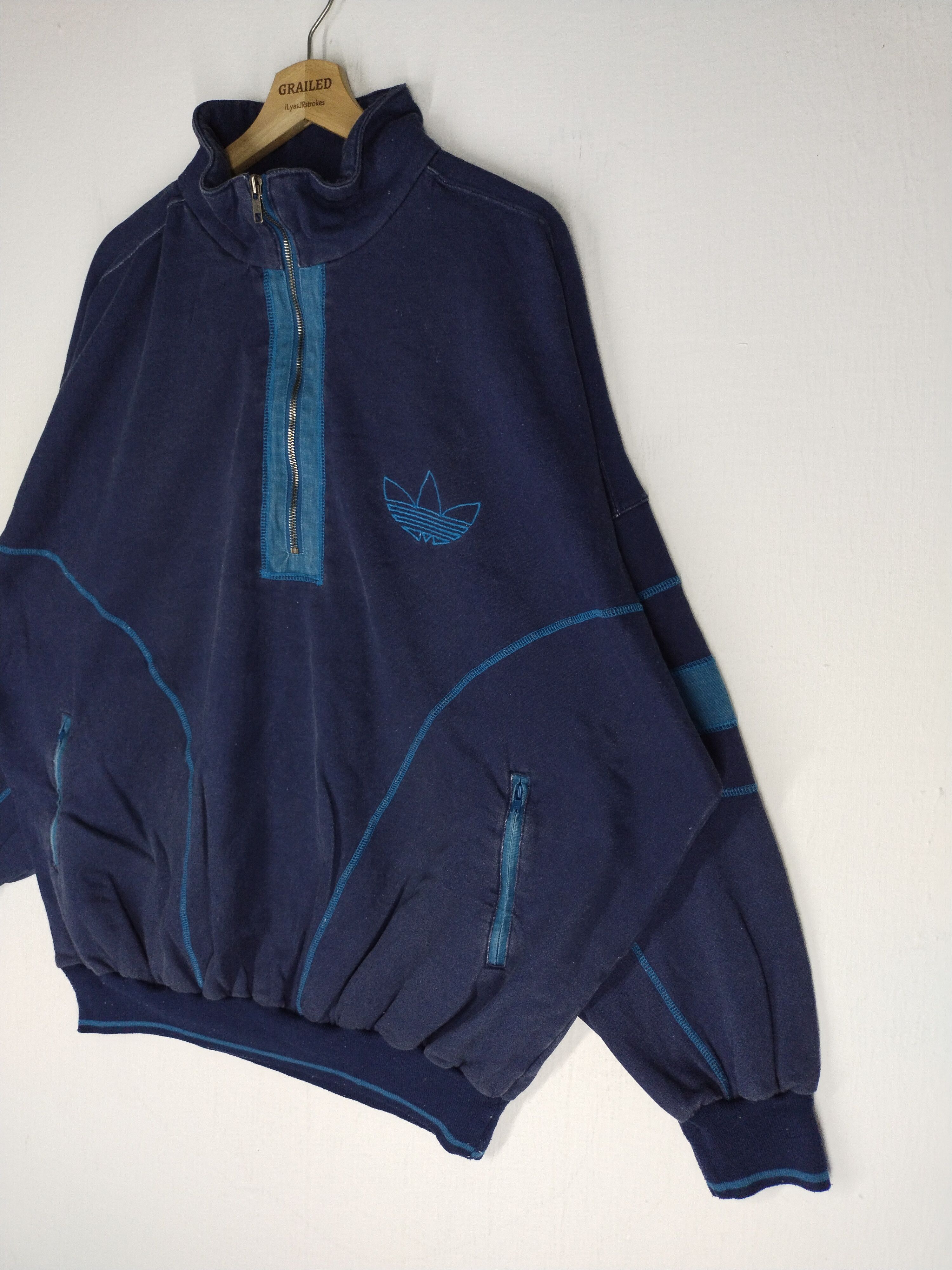 Adidas × Vintage Vtg 90's Adidas Japan Rare Size US XL / EU 56 / 4 - 3 Thumbnail