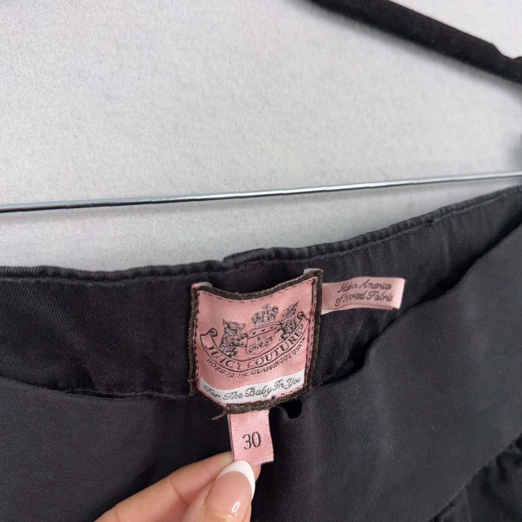Juicy Couture Vintage Juicy Couture Pants Womens Bootcut Black 30 Stretch Waist Wideband Casual Mens? Womens Size 30" / US 8 / IT 44 - 5 Thumbnail