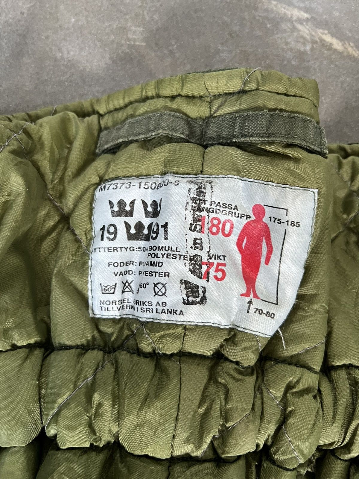 Vintage 90a Swedish Military Army Pants Size US 32 / EU 48 - 7 Thumbnail
