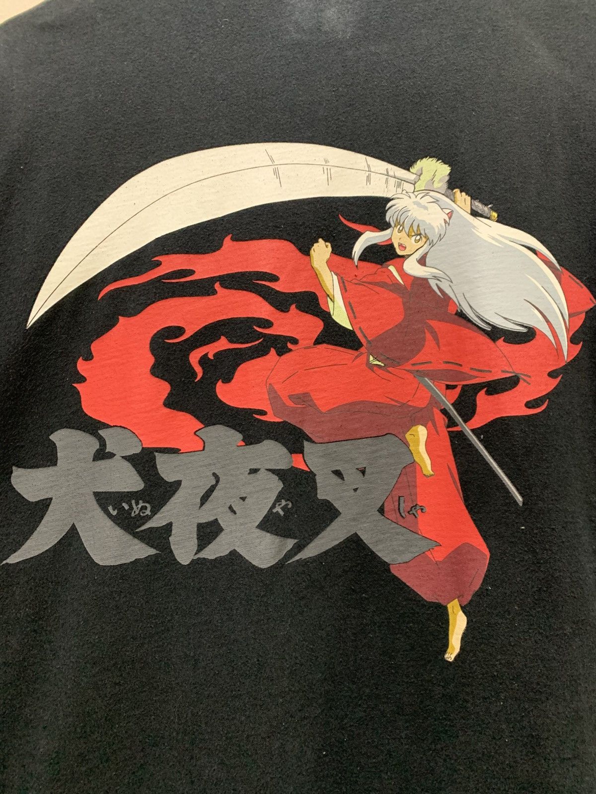 Anime Rare Vintage 2000 Inuyasha Solo Print Japan Anime Sweater Size US M / EU 48-50 / 2 - 9 Thumbnail