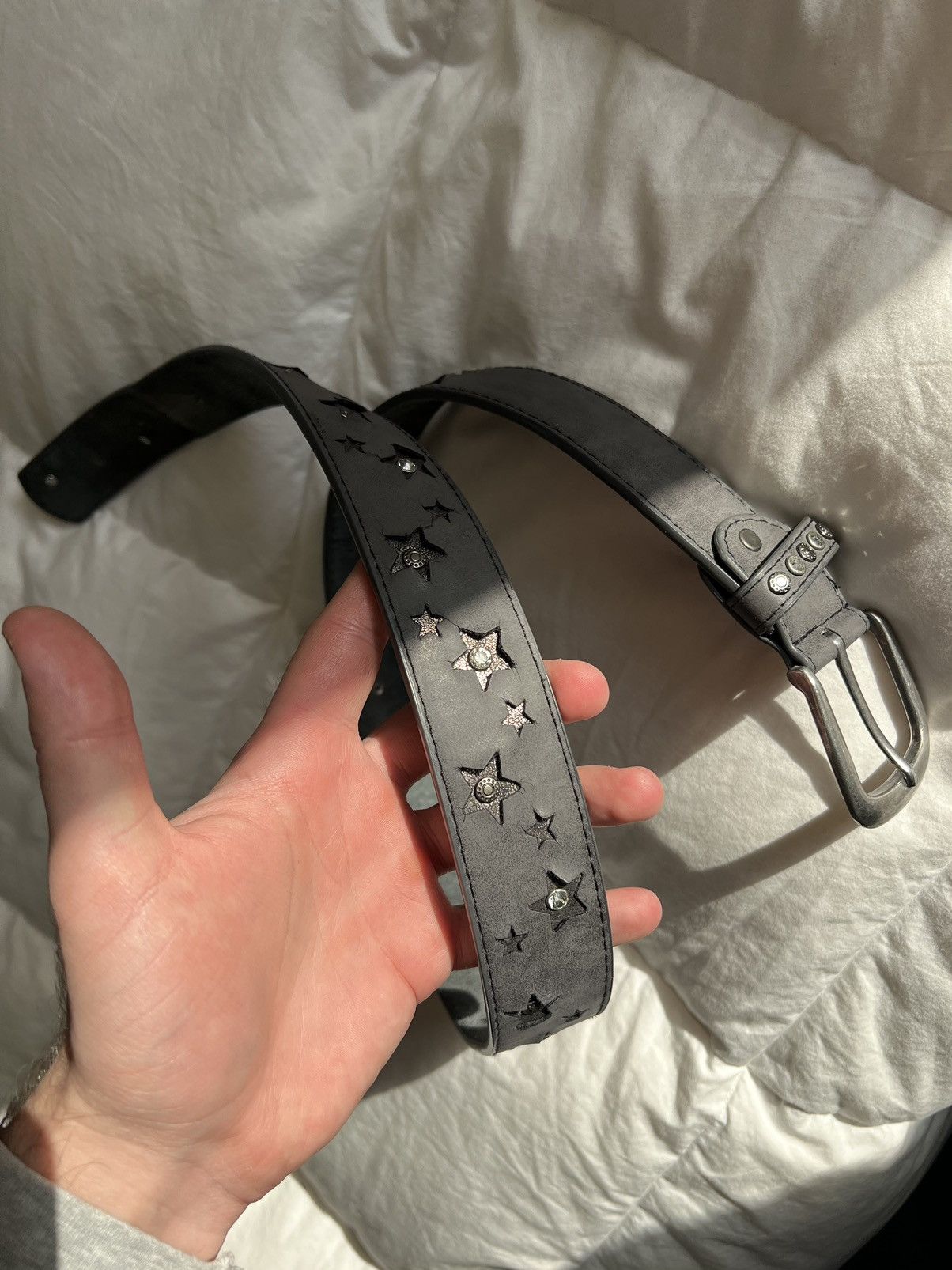 Hysteric Glamour × If Six Was Nine × Vintage Y2K Vintage Leather Belt BB Simon Style Size ONE SIZE - 4 Thumbnail