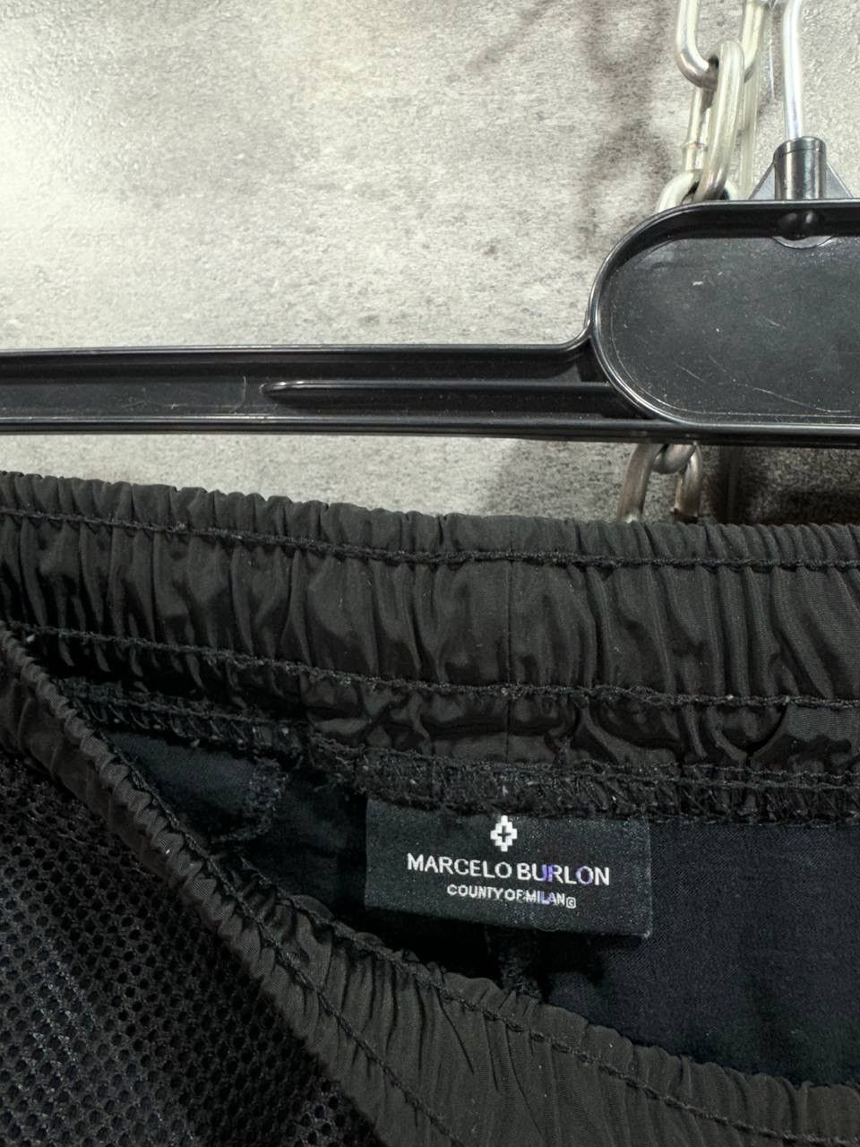 Marcelo Burlon Marcelo Burlon Mens Joggers Tapered Mesh Side Tape Jogging Size US 34 / EU 50 - 7 Thumbnail