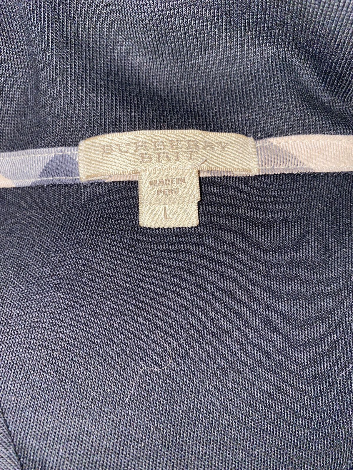 Burberry Vintage Burberry Quarter Zip Black Size US L / EU 52-54 / 3 - 4 Thumbnail