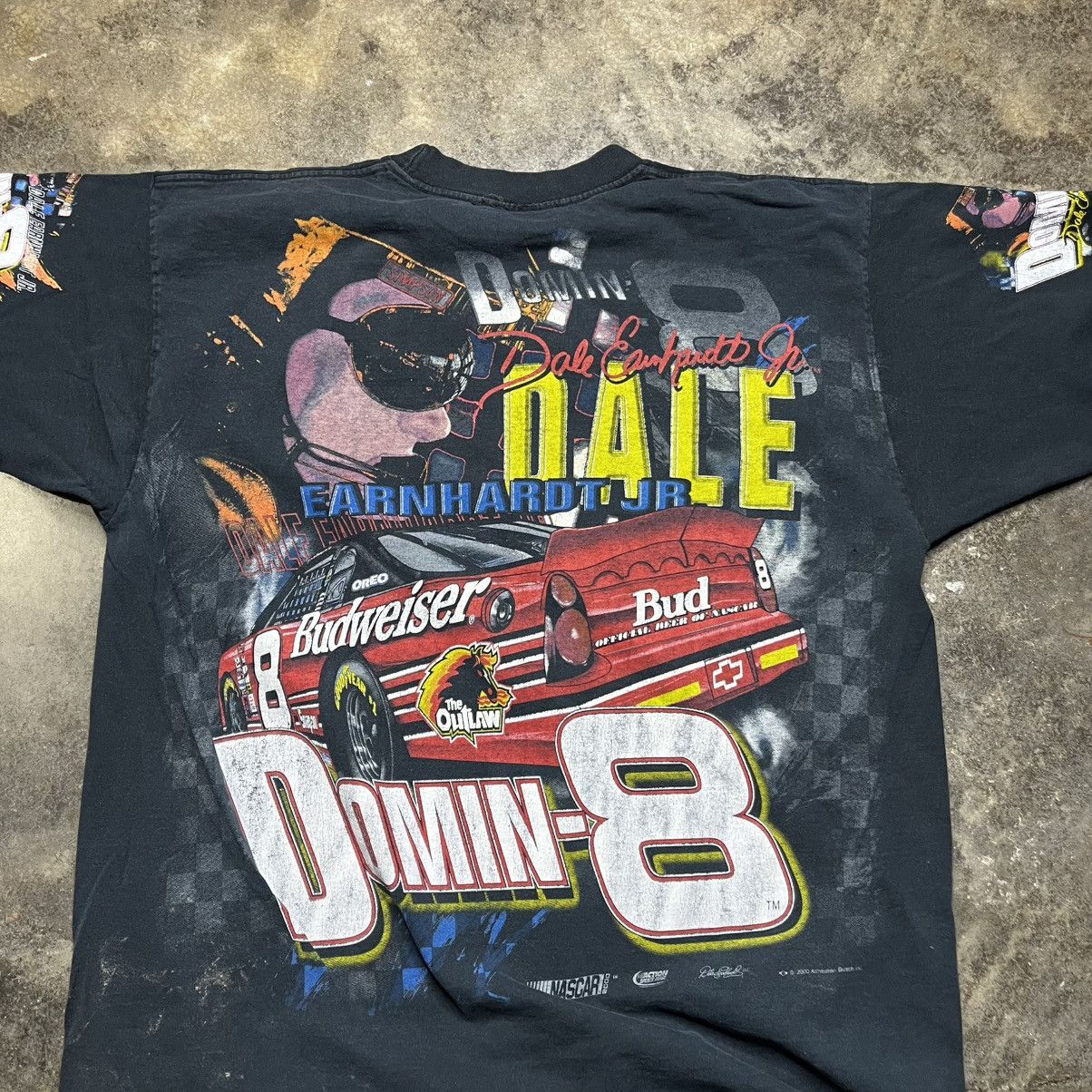 Chase Authentics vintage Budweiser NASCAR Dale Earnhardt AOP tshirt Size US XL / EU 56 / 4 - 4 Thumbnail