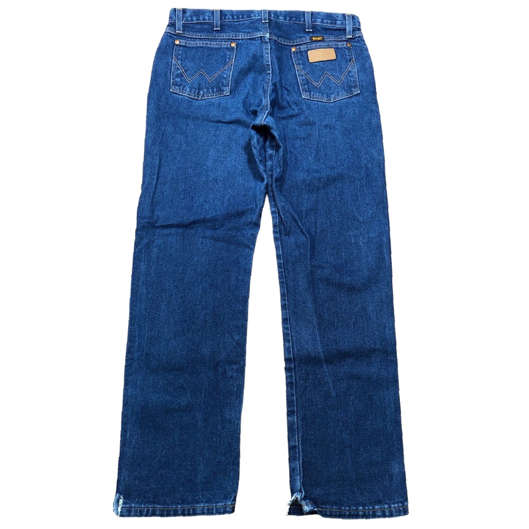 Wrangler VINTAGE Wrangler Cowboy Cut Jeans 36x32 Denim Blue 13MWZ 5-Pocket Logo Embroidered Mens US Cowboy Theme Size US 36 / EU 52 - 2 Thumbnail