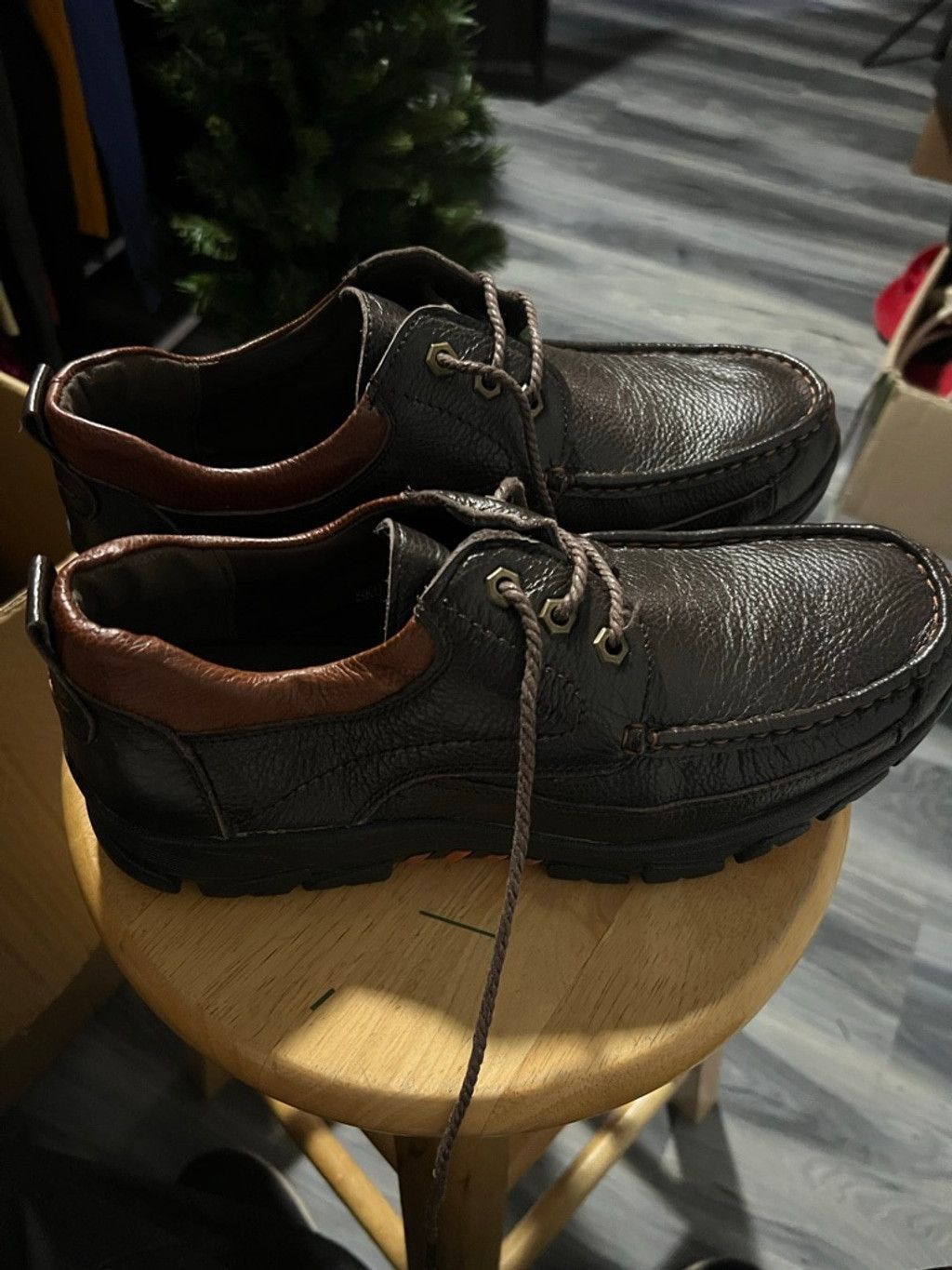 The Unbranded Brand Men's Unbranded Brown Loafers & Slip-Ons Size 12 Size US 12 / EU 45 - 1 Thumbnail