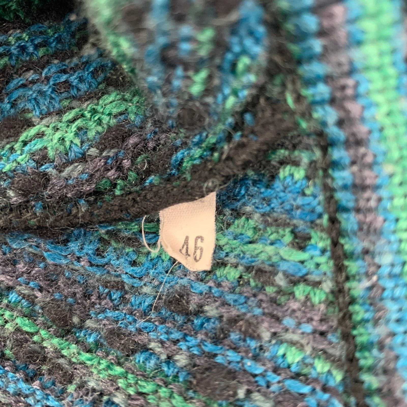 Other M MISSONI Size 10 Charcoal Green Knit Wool Blend Coat Size L / US 10 / IT 46 - 5 Thumbnail