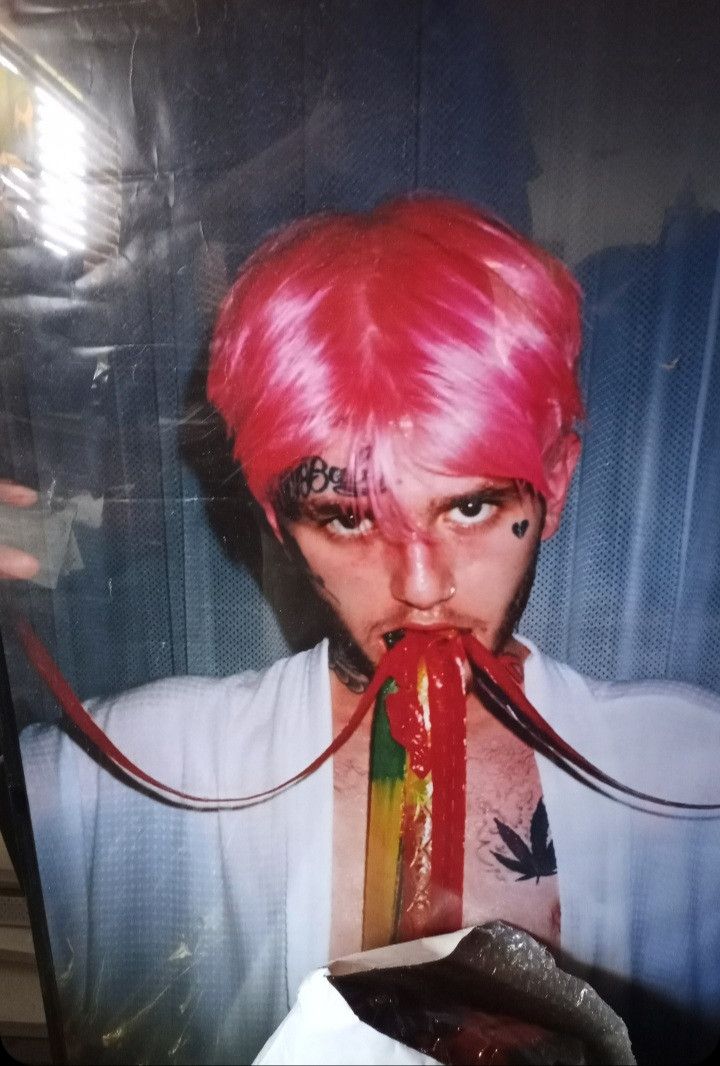 Fuck The Population Lil peep × Pretty Puke poster/24×36 Size ONE SIZE - 1 Thumbnail