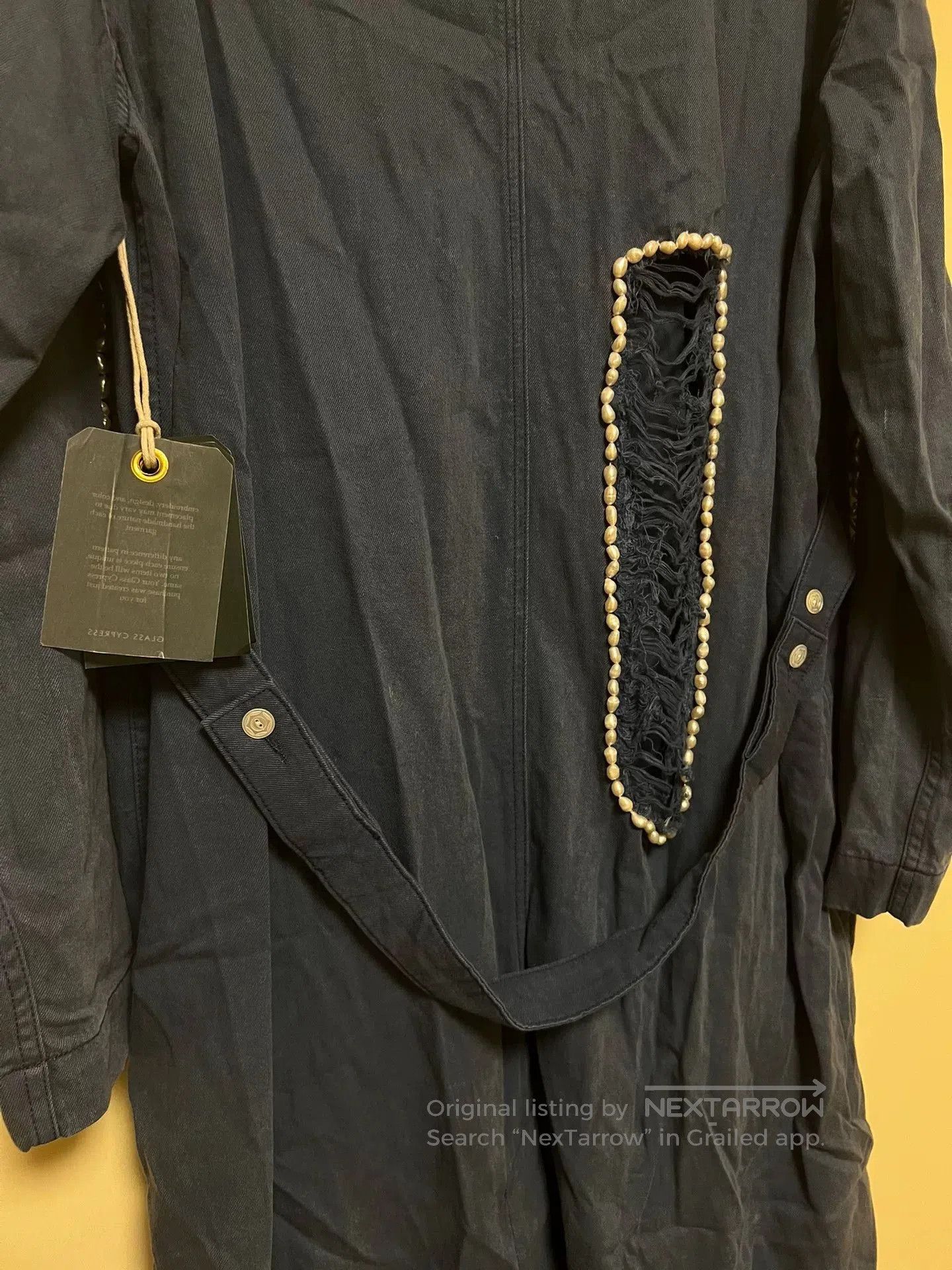 Other Long Shirt Coat with Pearl Details. Size L / US 10 / IT 46 - 8 Thumbnail