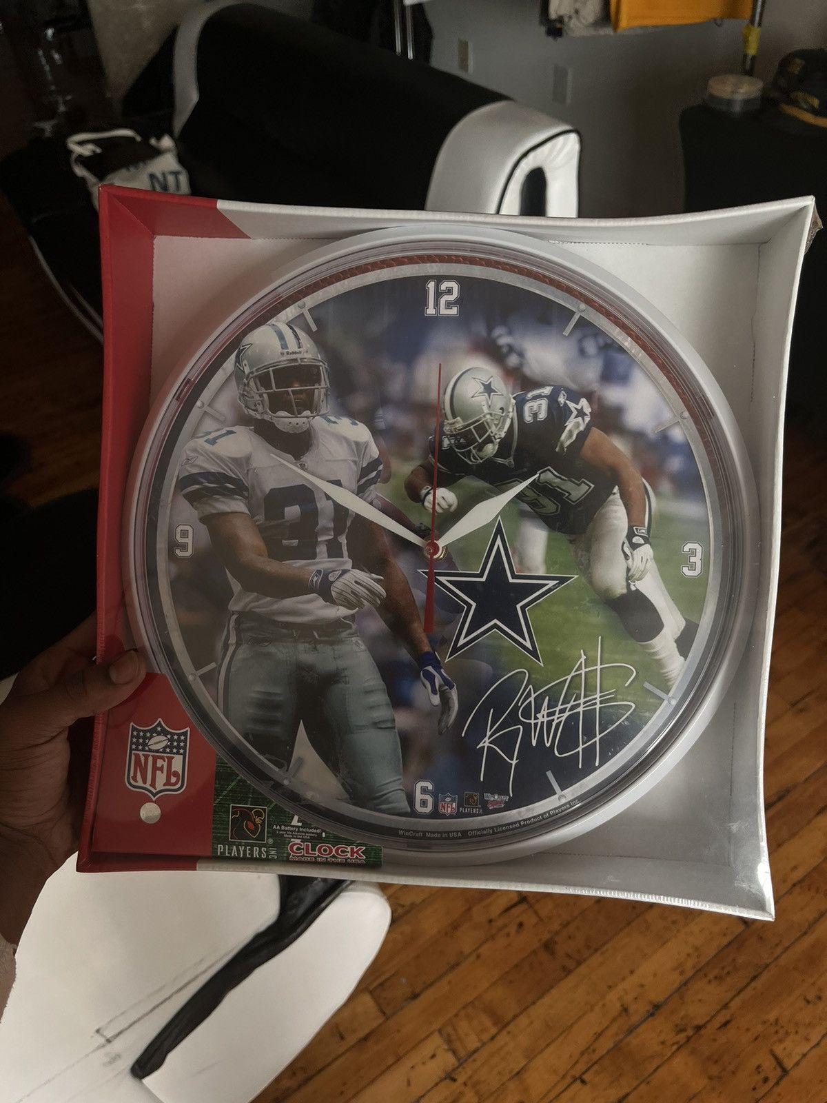 NFL Dallas Cowboys Roy Williams NFL Plastic Wall Clock Size ONE SIZE - 2 Thumbnail