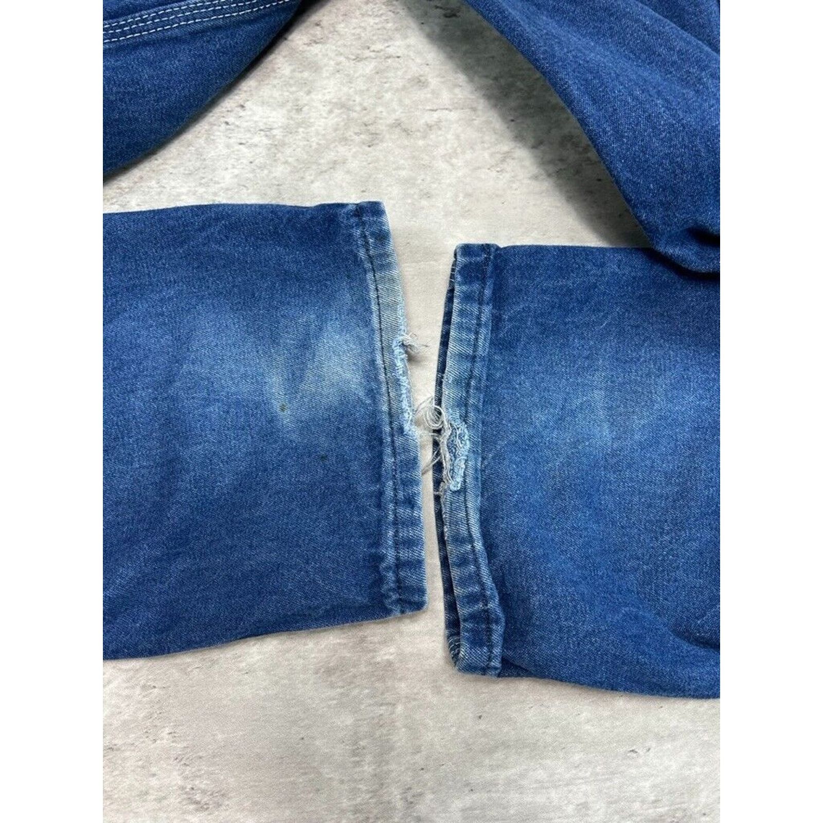 Other Vintage Key Work Wear Dark Wash Carpenter Pants Size 35 Blue Size US 35 - 9 Thumbnail