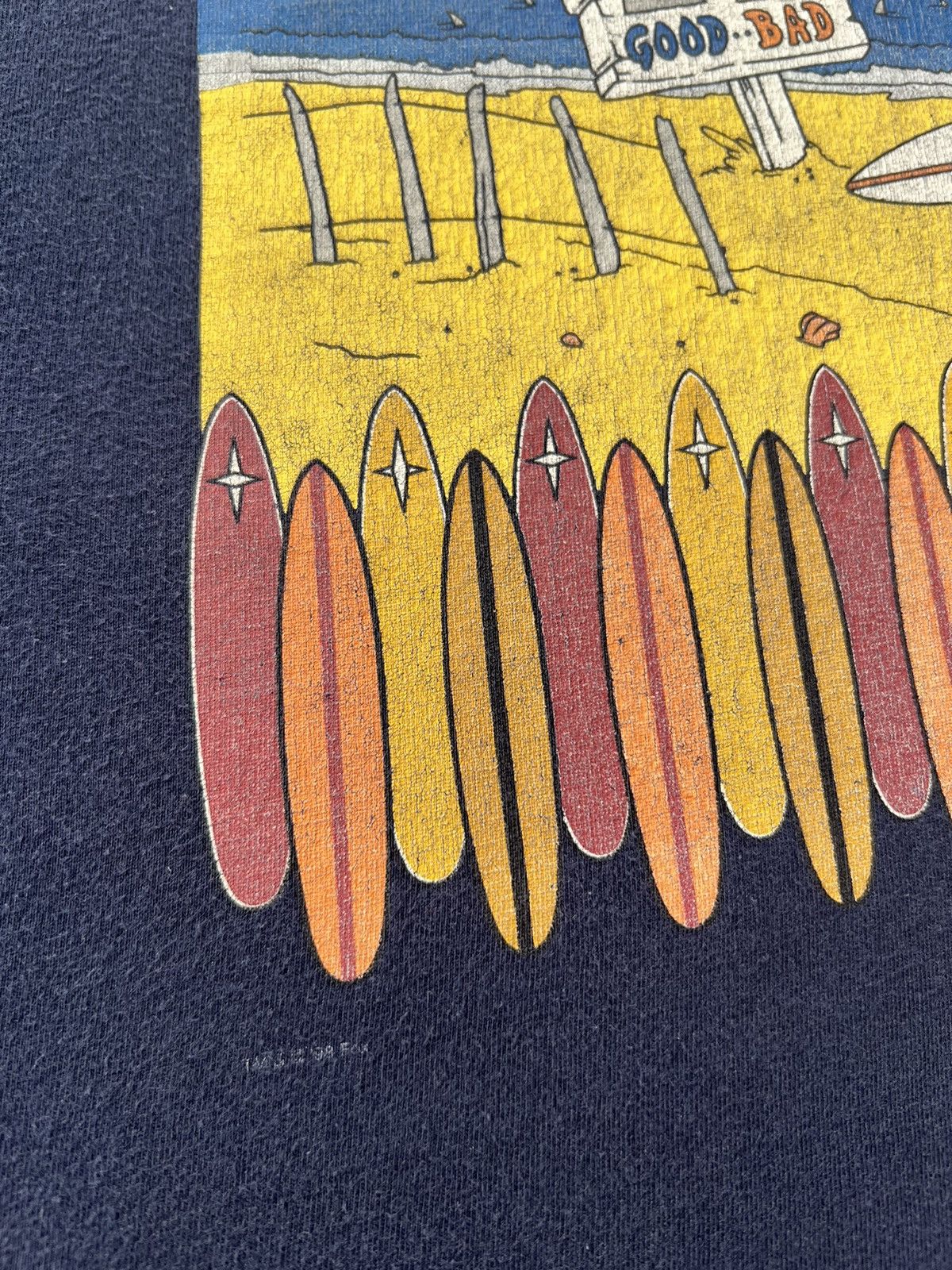 The Simpsons Vintage 1998 The Simpsons Bart Surf Surfing Cartoon T-shirt Size US XL / EU 56 / 4 - 8 Thumbnail
