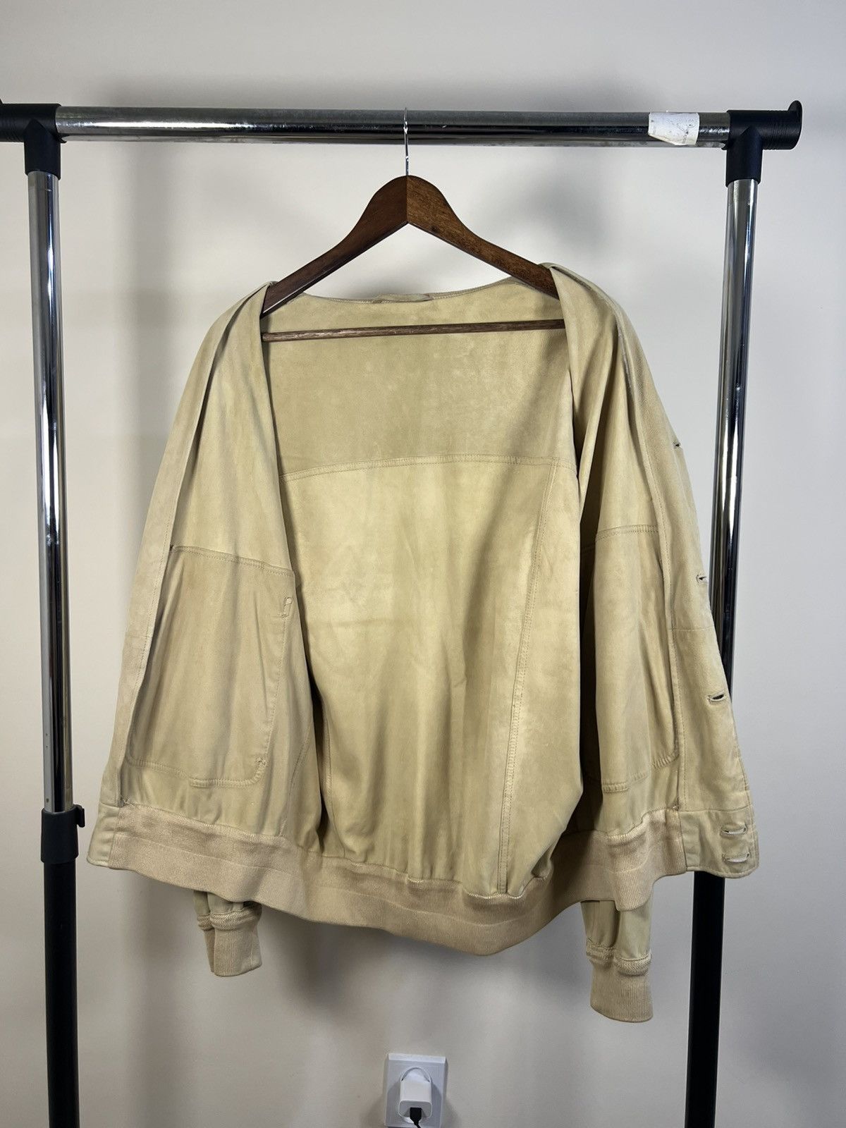 Ermenegildo Zegna Zegna Vintage Suede Leather Jacket Beige Men's Italy Size US L / EU 52-54 / 3 - 12 Thumbnail