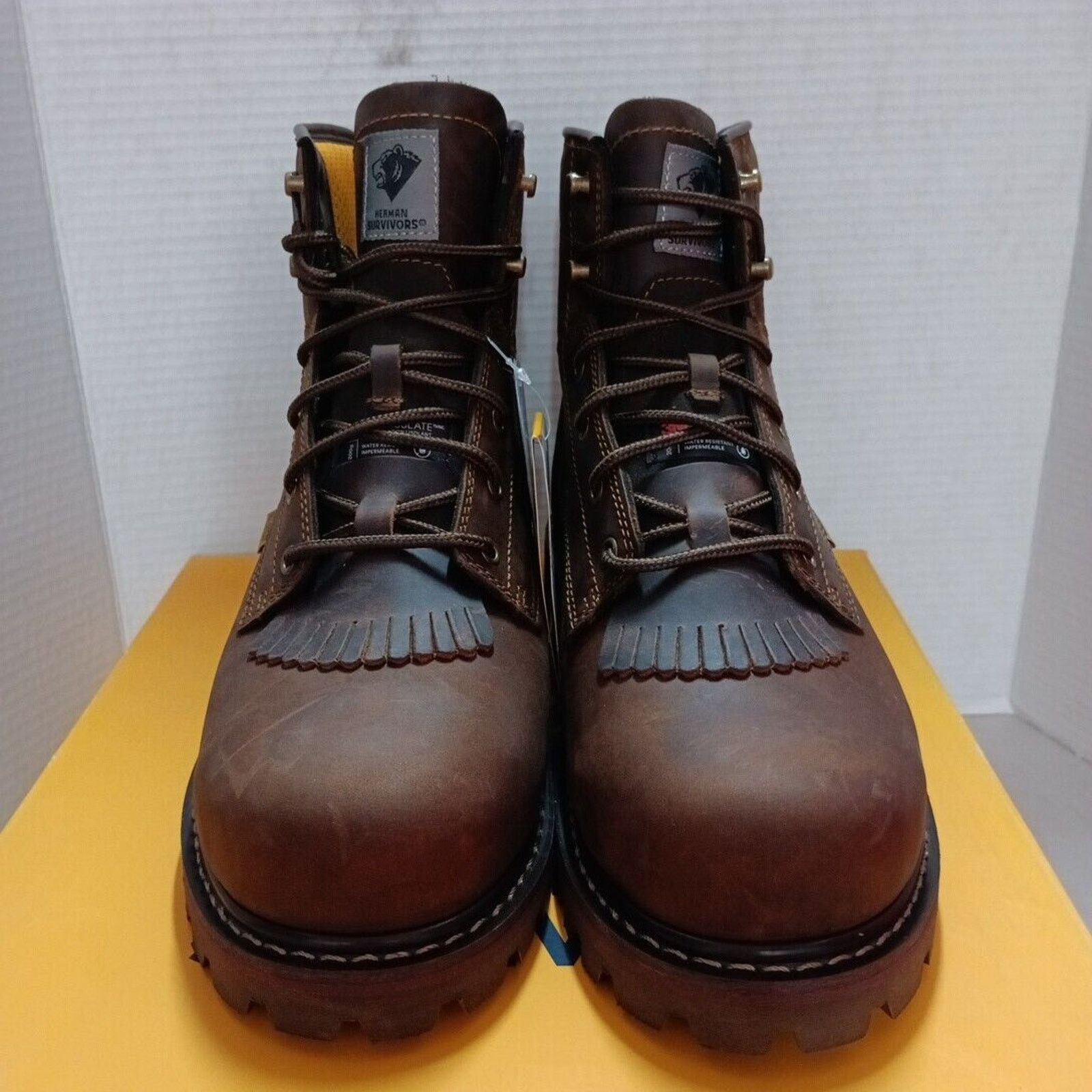 Other HERMAN SURVIVORS Steel Toe Work Boots Men's Size 11 Brown Size US 11 / EU 44 - 2 Thumbnail