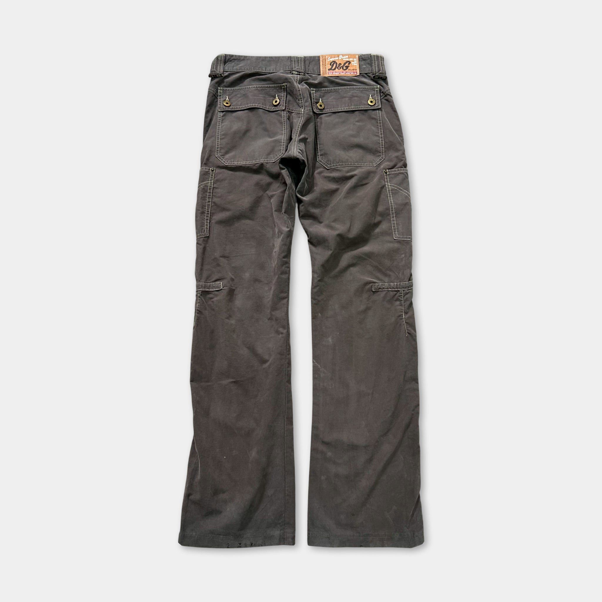 Dolce & Gabbana Dolce & Gabbana 2000s Brown Cargo Pants Size 28" / US 6 / IT 42 - 5 Thumbnail