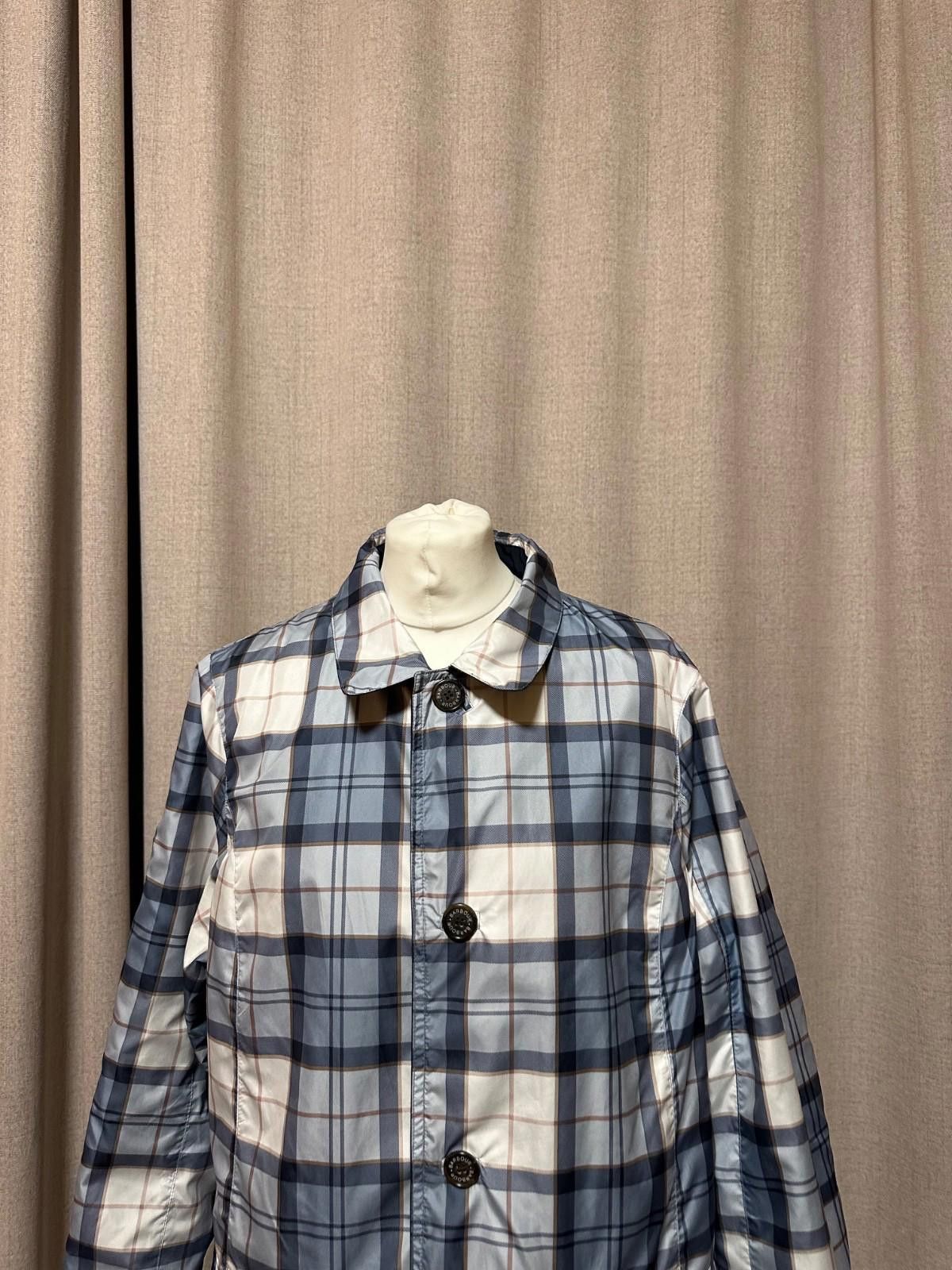 Barbour BARBOUR CHECK REVERSIBLE DERBY MAC LAMINATED RAIN JACKET Size XXL / US 16-18 / IT 52-54 - 3 Thumbnail