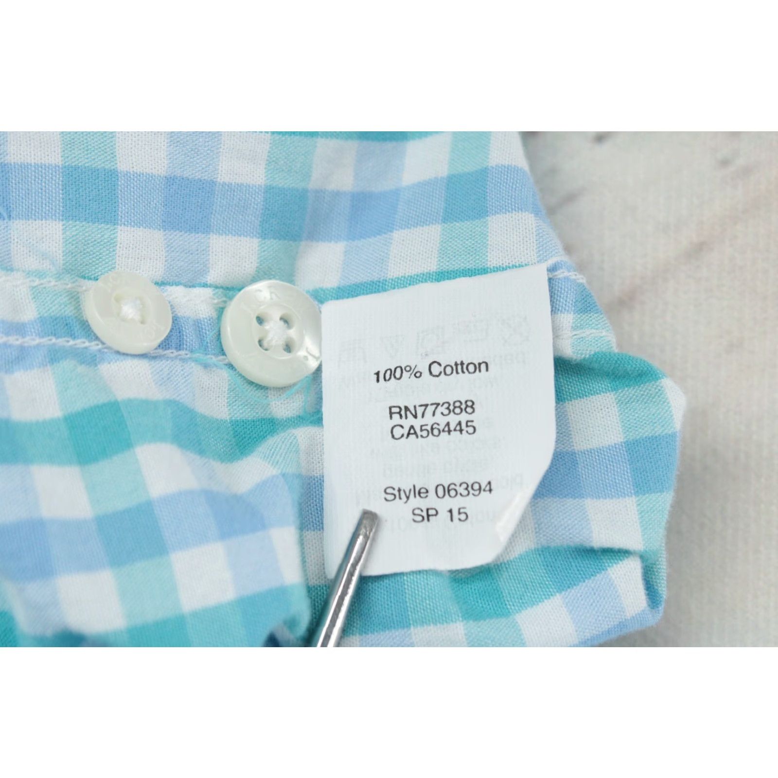 J.Crew J. Crew Shirt Men’s XL Blue Gingham Check Button-Down Long Sleeve Casual Summer Size US XL / EU 56 / 4 - 7 Thumbnail