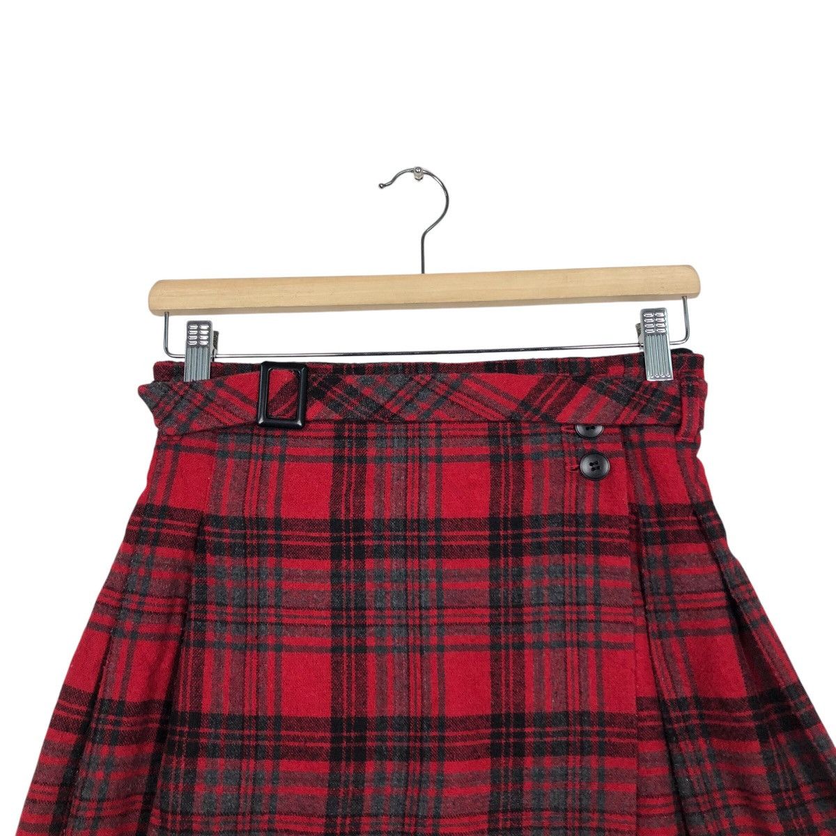 agnes b. 📌Short Skirt Agnes B. Enfant Check Tartan Design Punk Style Size 28" / US 6 / IT 42 - 5 Thumbnail