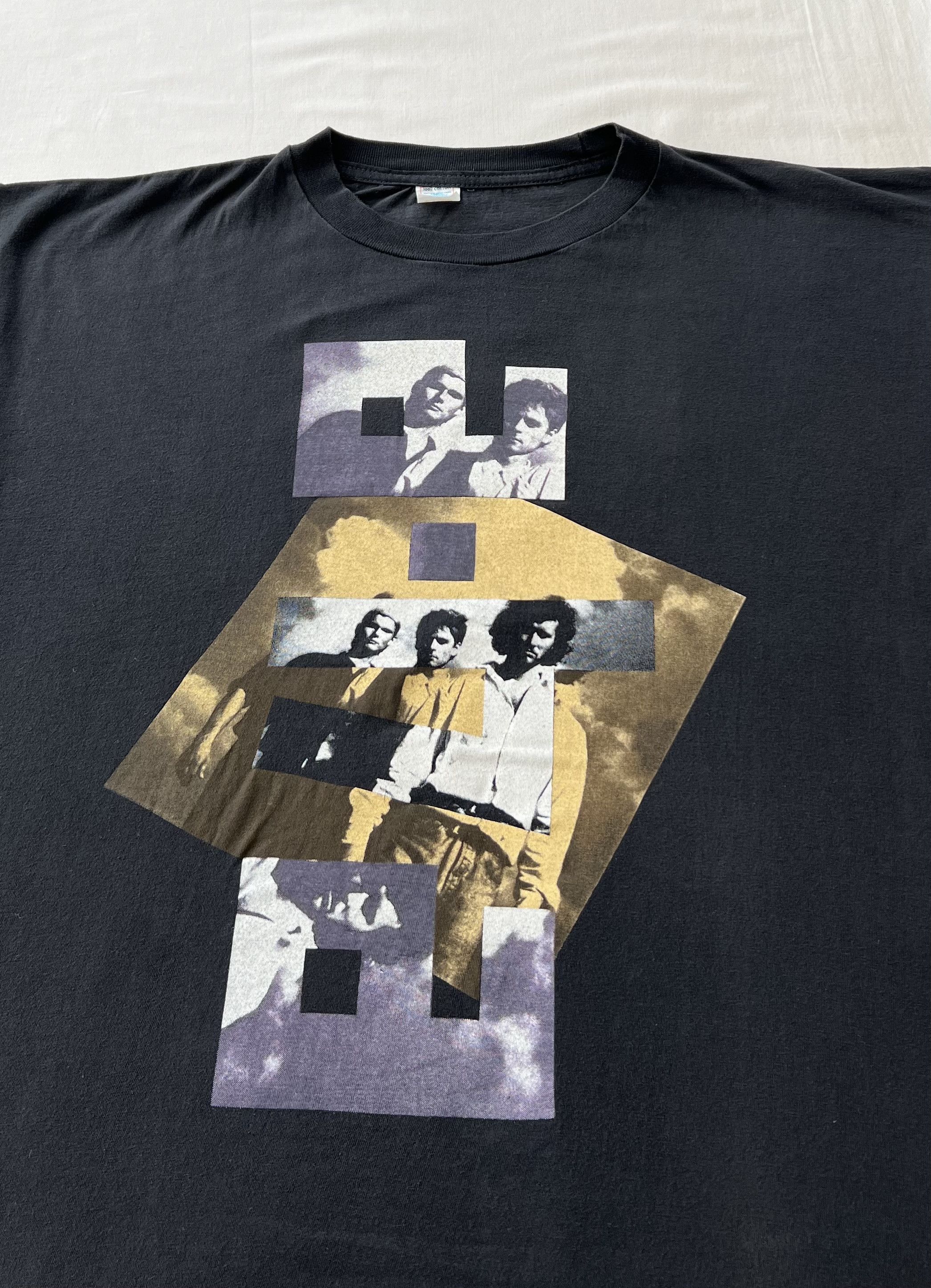 Band Tees Vintage 1991 A-ha Pop Band European Tour Black T-shirt Size US XL / EU 56 / 4 - 5 Thumbnail