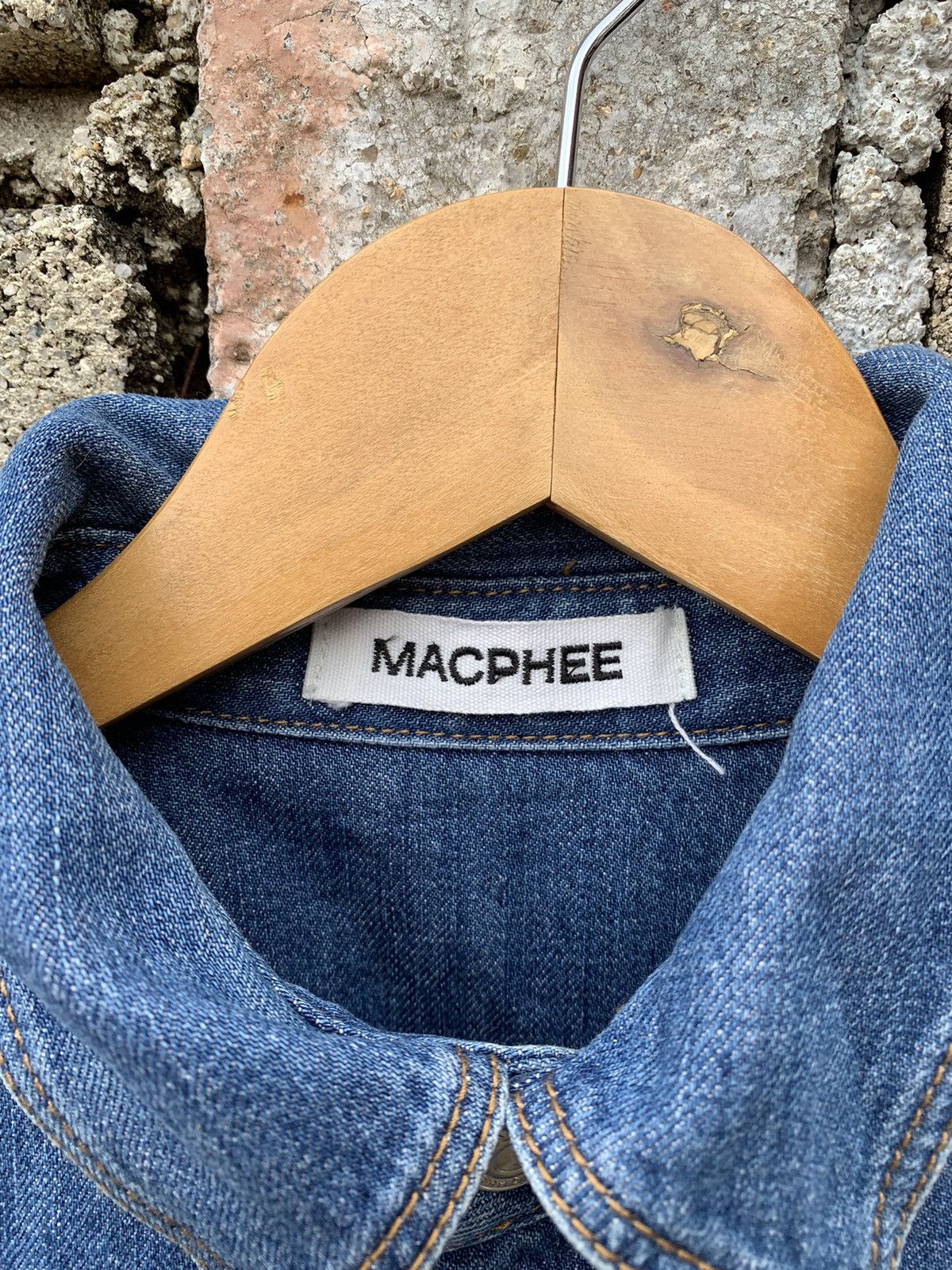 Japanese Brand 🔥Steals🔥 Macphee denim shirt button up Size L / US 10 / IT 46 - 10 Thumbnail