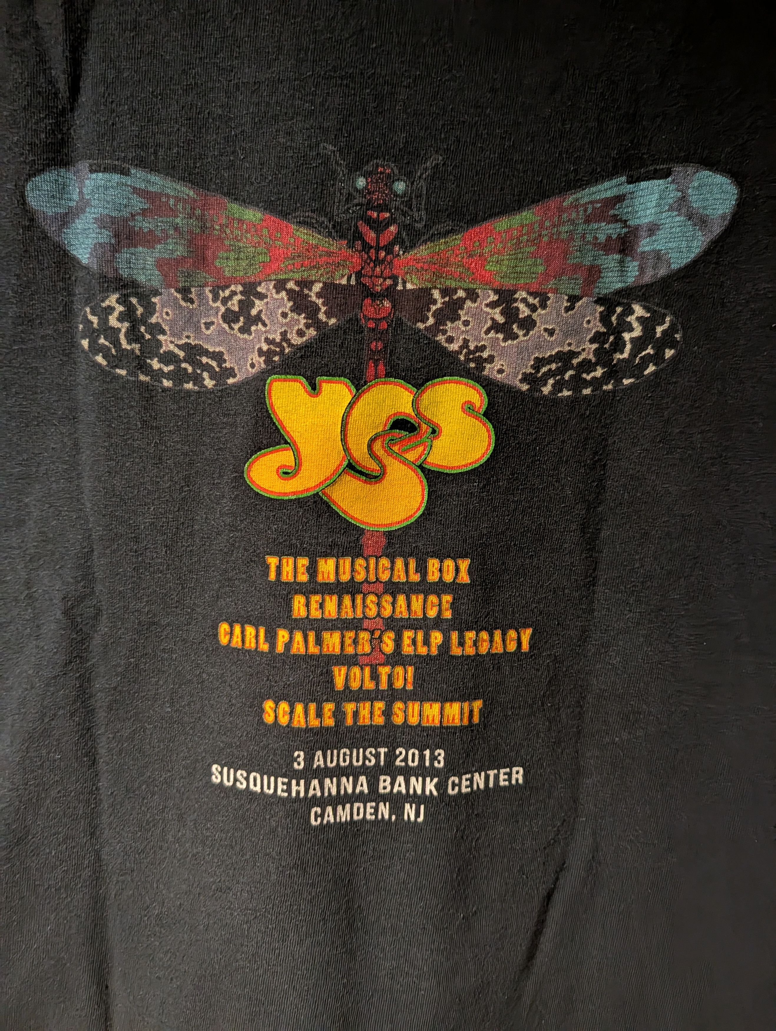 Band Tees Yes Band Yesyival 2013 Concert Tour T Shirt Prog Dragonfly Size US M / EU 48-50 / 2 - 6 Thumbnail