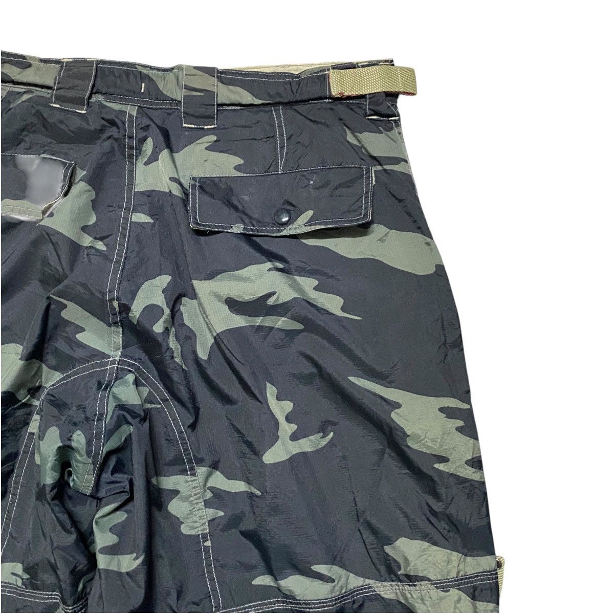 Vintage Vintage Y2K HOBO DENIM Nylon Camo Cargo Track Pants Size US 34 / EU 50 - 11 Thumbnail