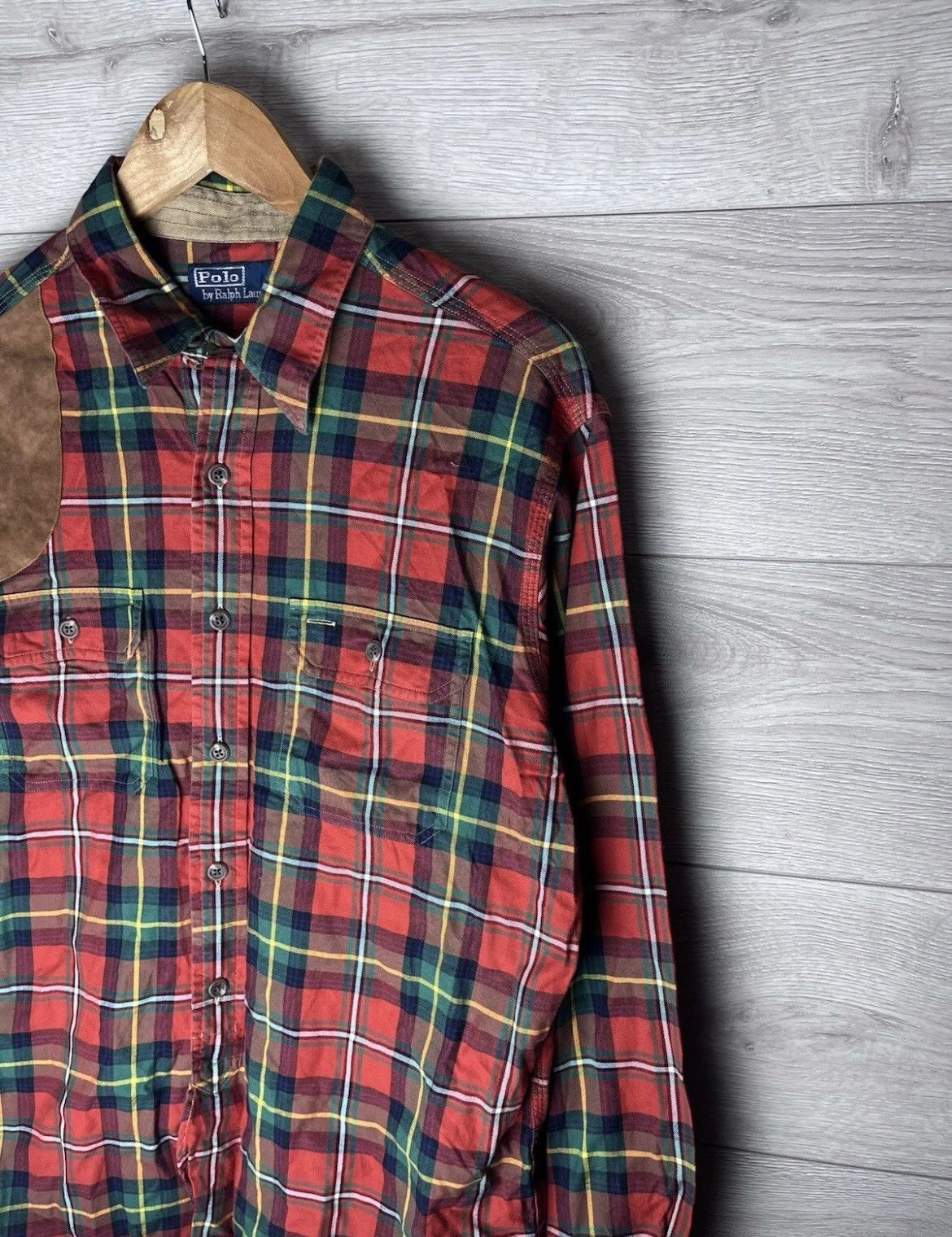 Polo Ralph Lauren Vintage MENS SHIRT POLO RAPLH LAUREN SIZE L TEXAS Y2K USA Size US L / EU 52-54 / 3 - 5 Thumbnail