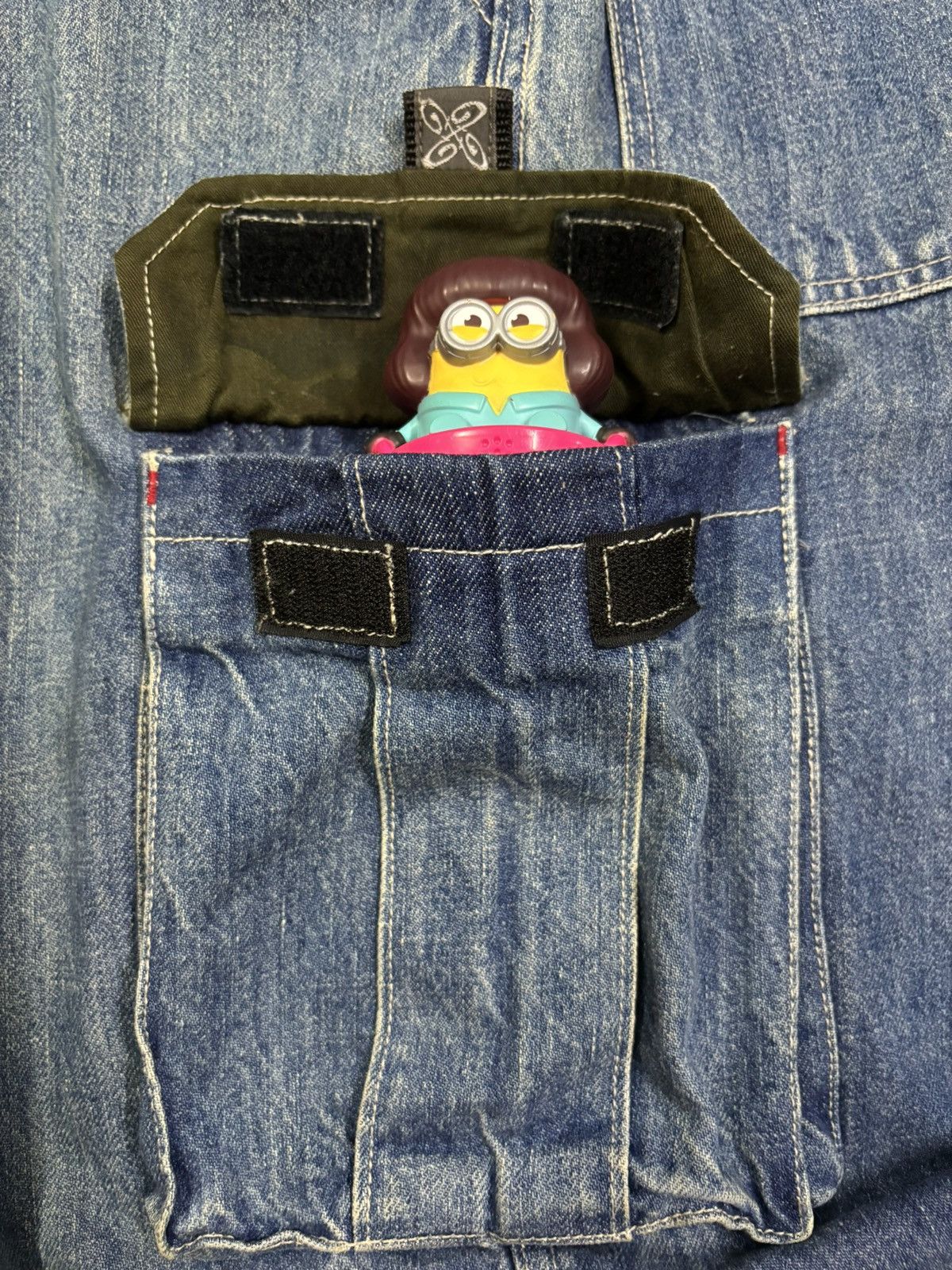 JNCO Vintage Y2K Japanese Brand Piko Baggy Cargo Jeans Size US 29 - 7 Thumbnail
