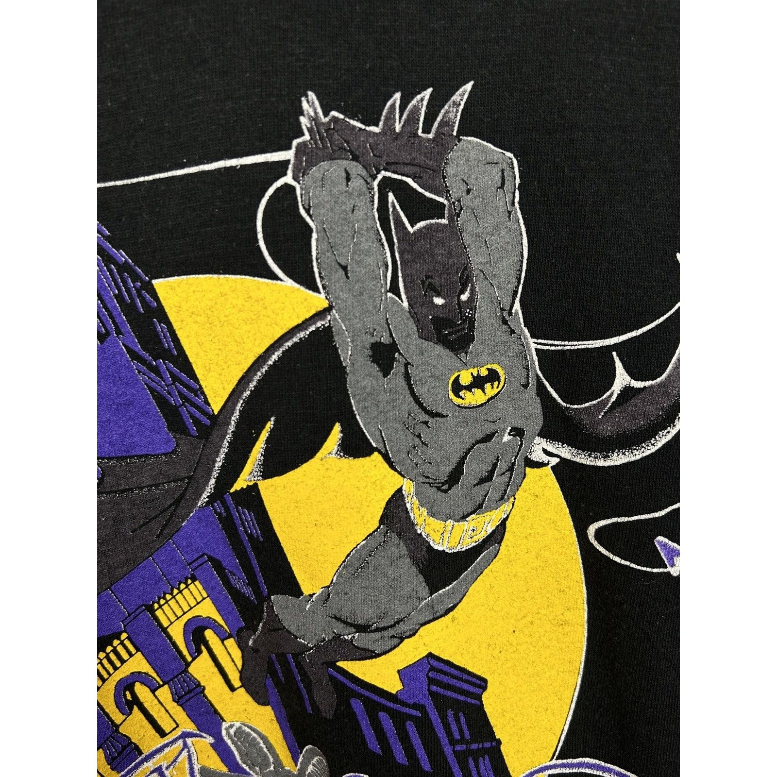 DC Comics 80s Vintage Batman 1989 DC Comics Single Stitch Rare T-Shirt Size US XL / EU 56 / 4 - 3 Thumbnail