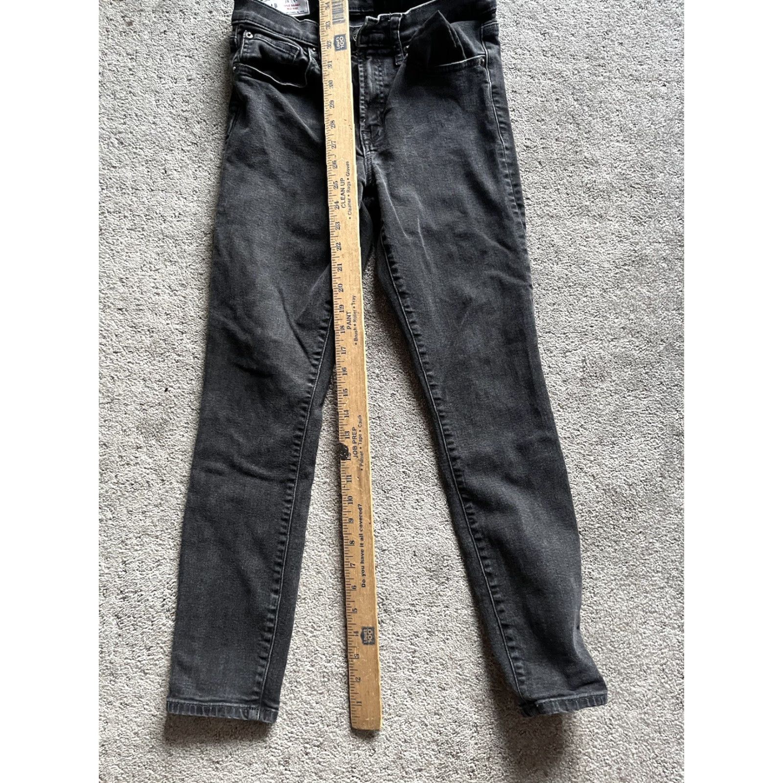 Gap Gap Jeans 28 / 6R Regular Women Black Wash Stretch Denim Skinny Pants Size 28" / US 6 / IT 42 - 6 Thumbnail