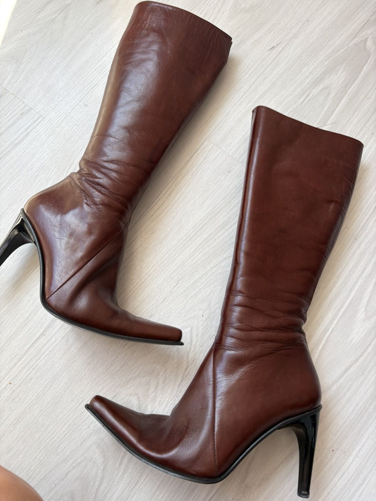 Vintage y2k leather boots Size US 6.5 / IT 36.5 - 10 Thumbnail
