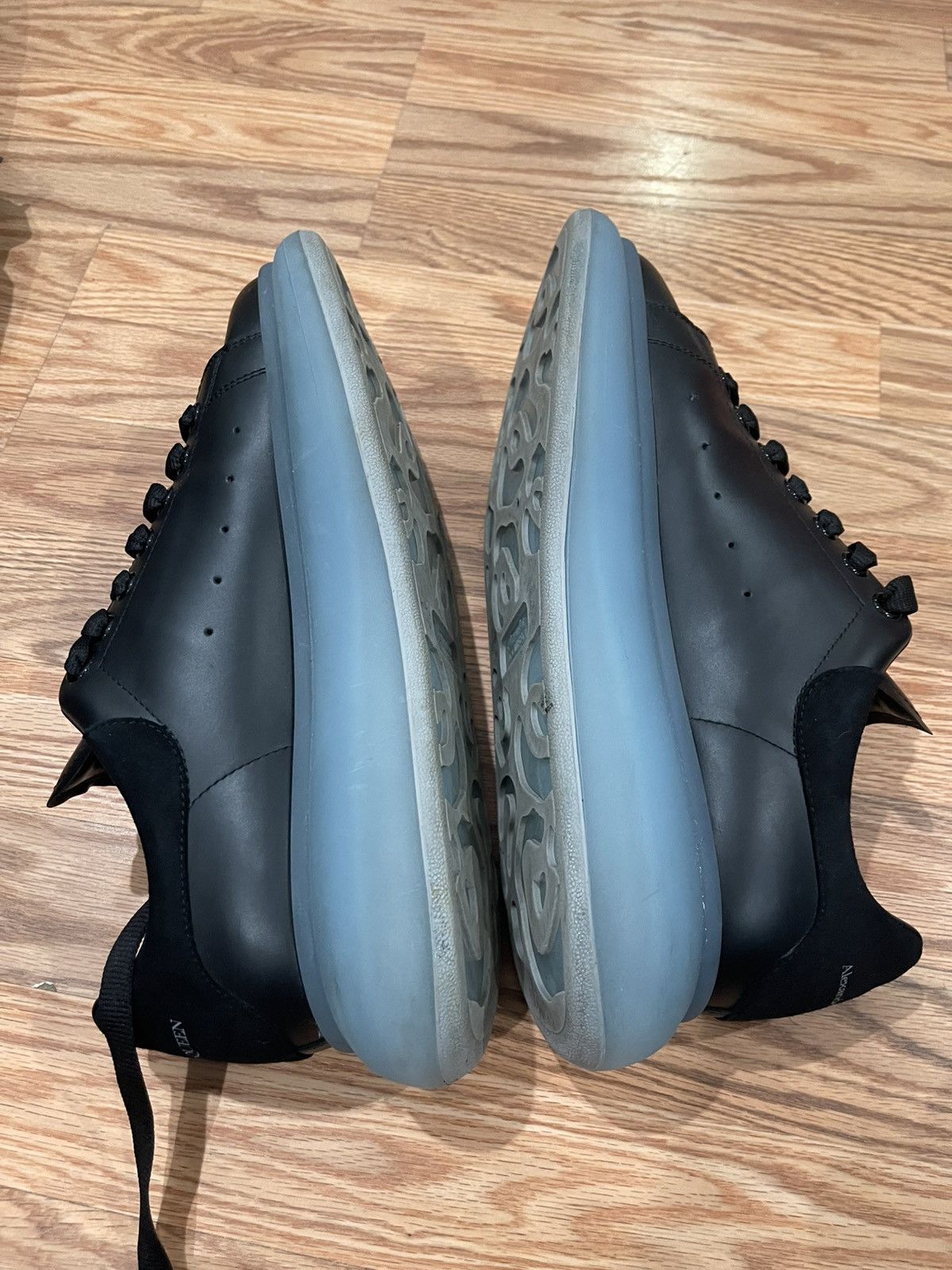 Alexander McQueen Black and Blue/clear Alexander Mcqueen size 11/44 stan smith Size US 11 / EU 44 - 2 Thumbnail