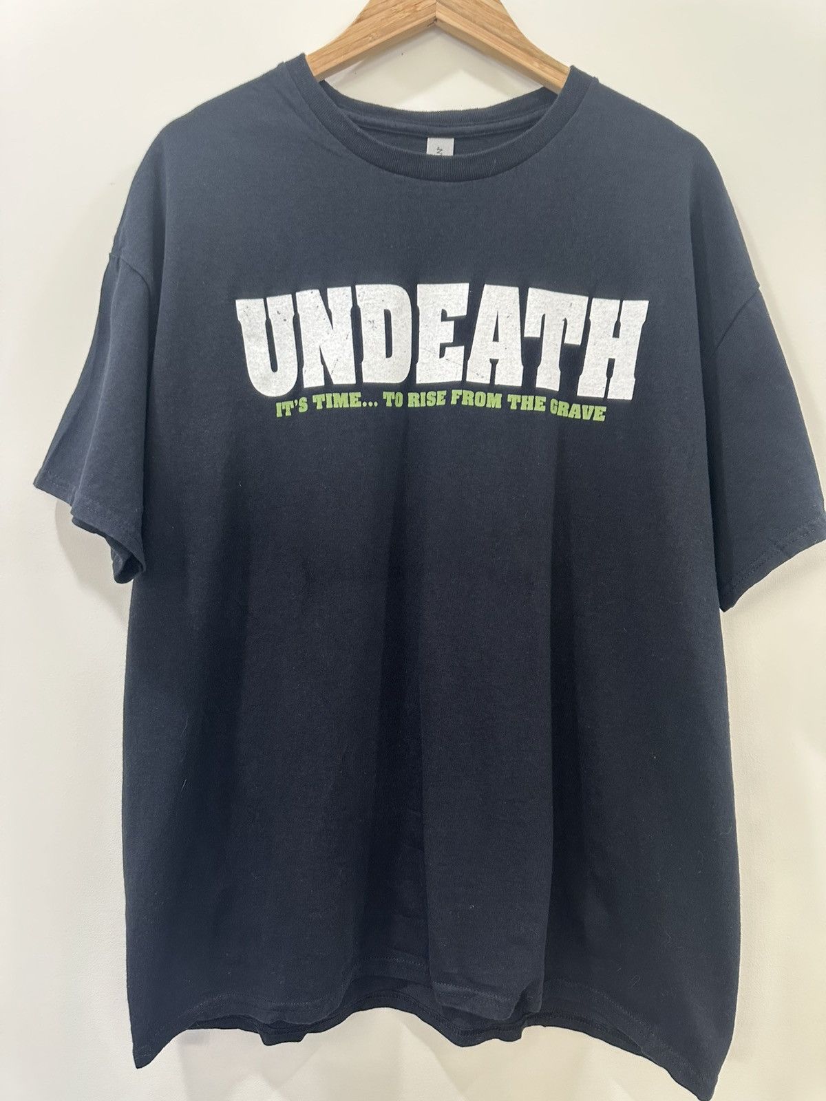 Band Tees Undeath Its Time To Rise From The Grave NY Death Metal XL Size US XL / EU 56 / 4 - 2 Thumbnail