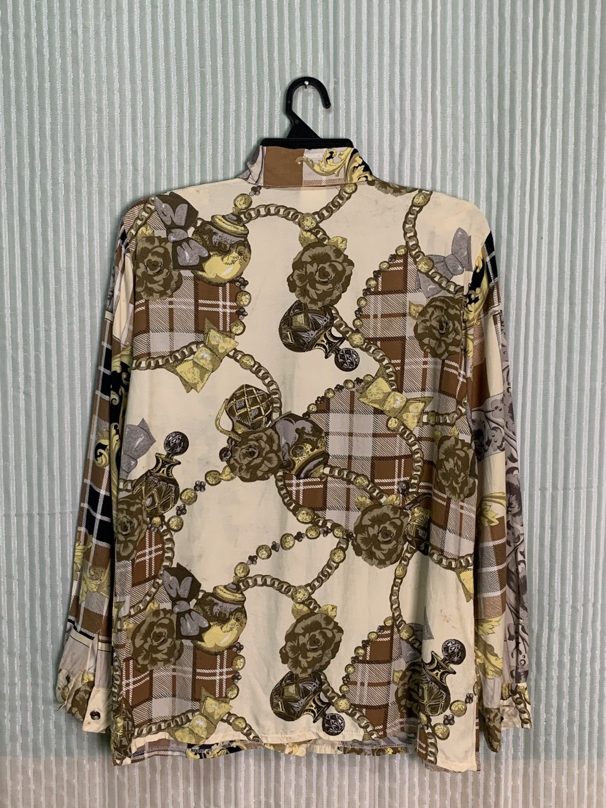 Ungaro Paris Rare Design Vintage Paris Unique Long Sleeve Blouse Size M / US 6-8 / IT 42-44 - 2 Thumbnail