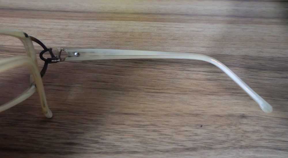 Gianni Valentino Valentino Garavani Glasses Brown Wood Pattern Made in Italy Size ONE SIZE - 3 Thumbnail