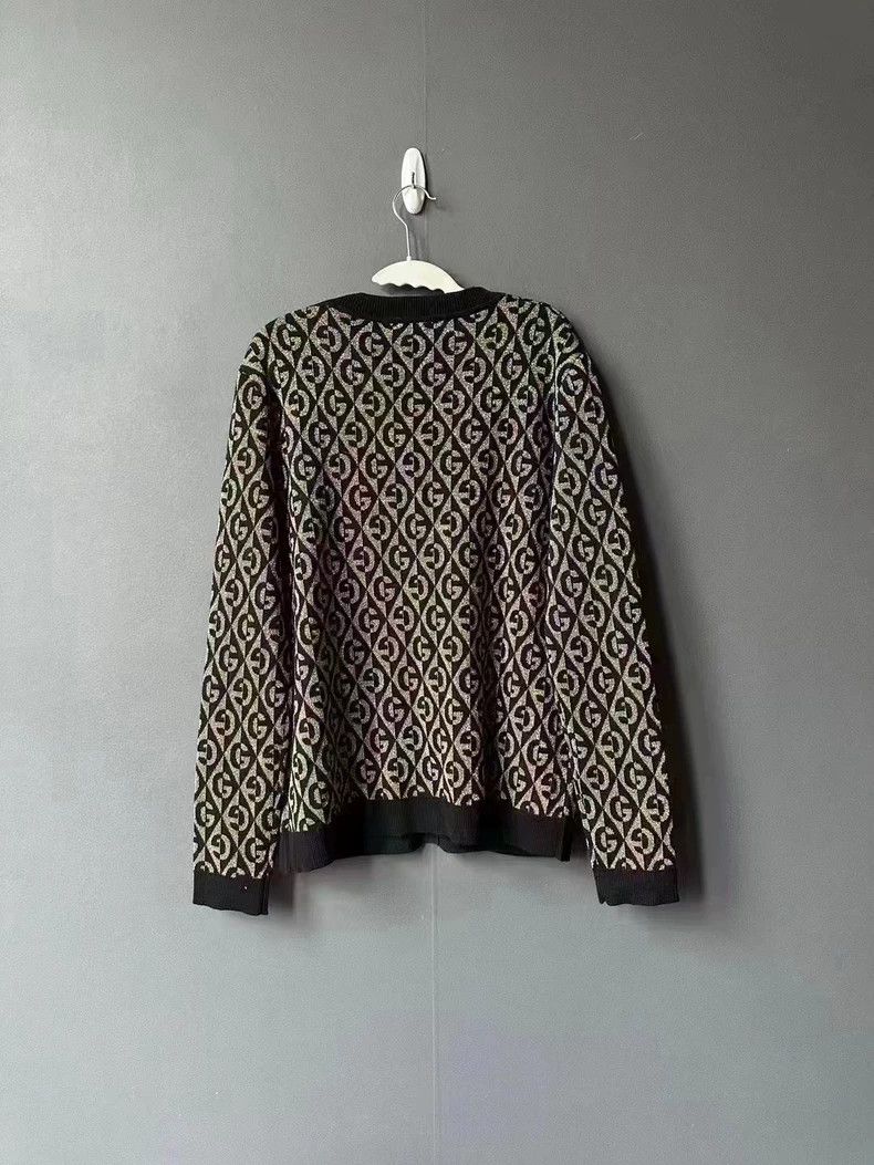 Gucci Gucci Black and gold full-print cardigan sweater 2501-Nexta Size US S / EU 44-46 / 1 - 2 Thumbnail