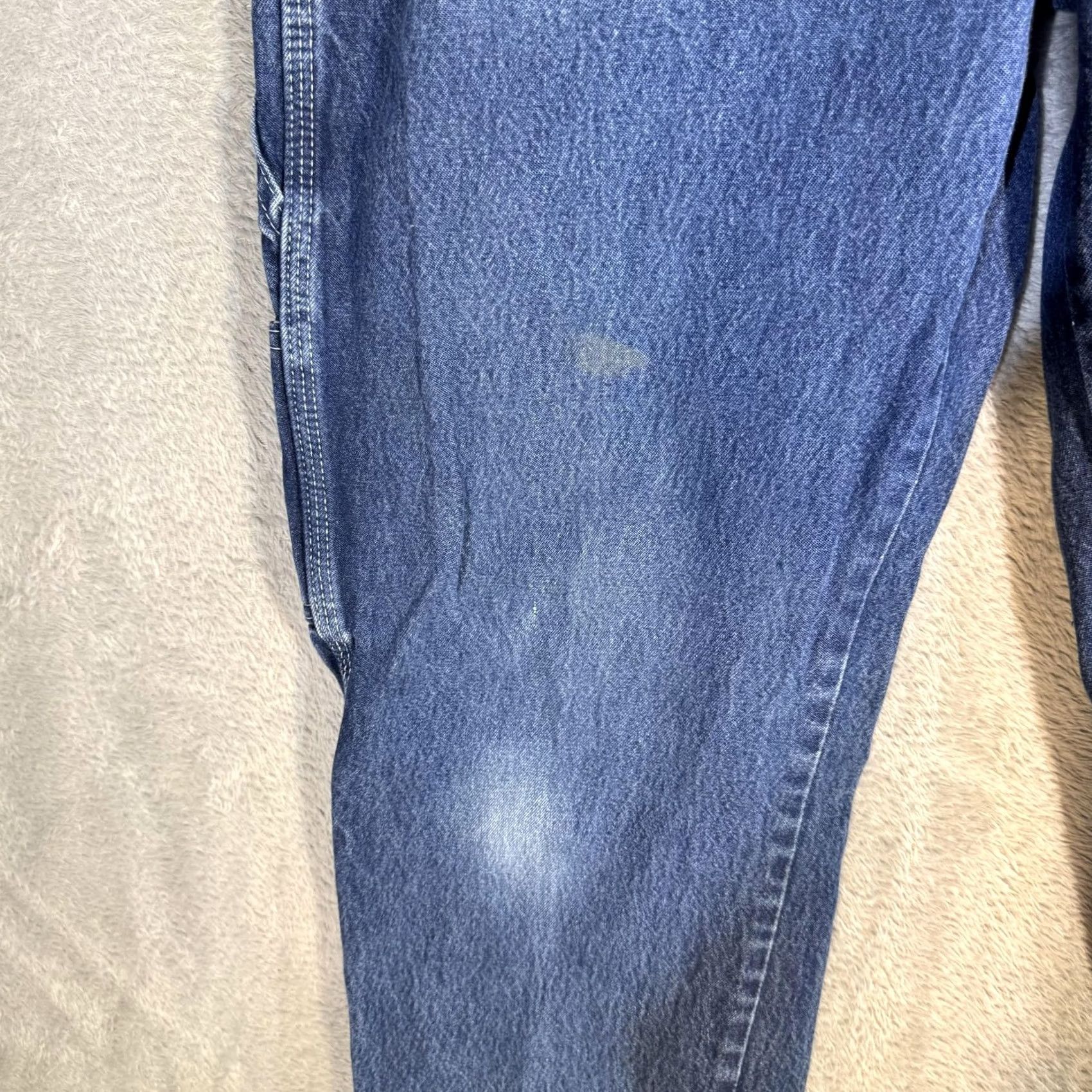 Dickies Dickies Jeans Mens 32x34 Blue Carpenter Hammer Loop Utility Denim Size US 32 / EU 48 - 3 Thumbnail