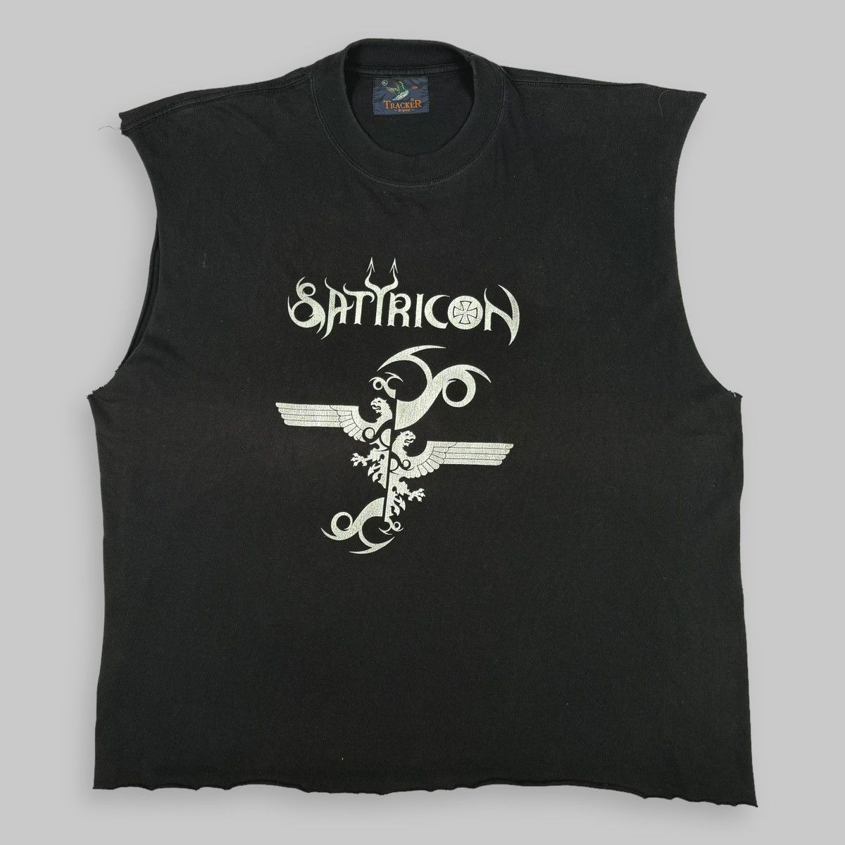 Band Tees Vintage 2003 Satyricon Black Lava Down Europe Cutoff T Shirt Size US XL / EU 56 / 4 - 1 Thumbnail