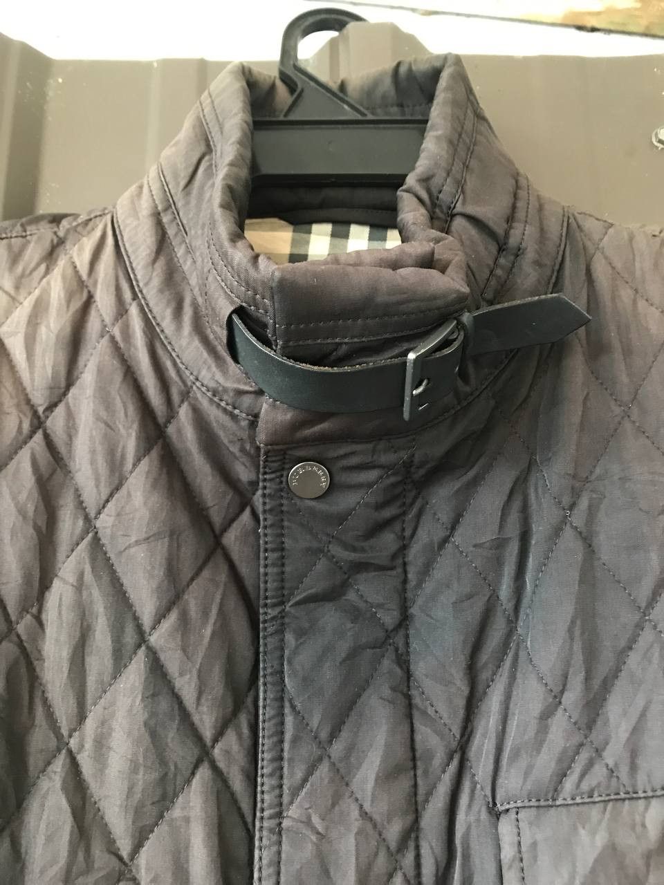 Burberry × Designer Burberry Sunfaded Black Quilted Shell Jacket Size US M / EU 48-50 / 2 - 5 Thumbnail