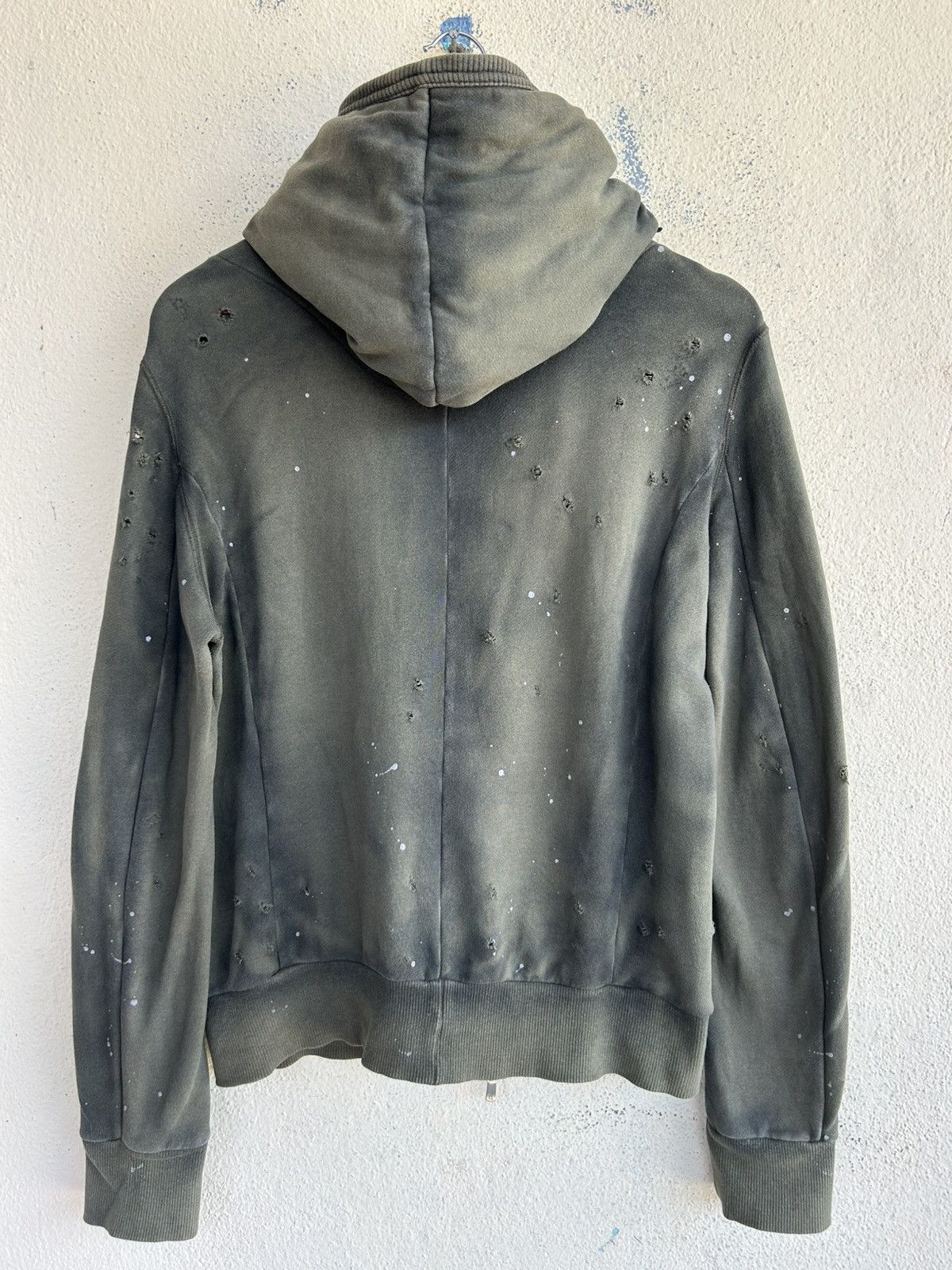 Japanese Brand × Seditionaries Armure Gunshots Distressed Hoodie Size US XS / EU 42 / 0 - 2 Thumbnail