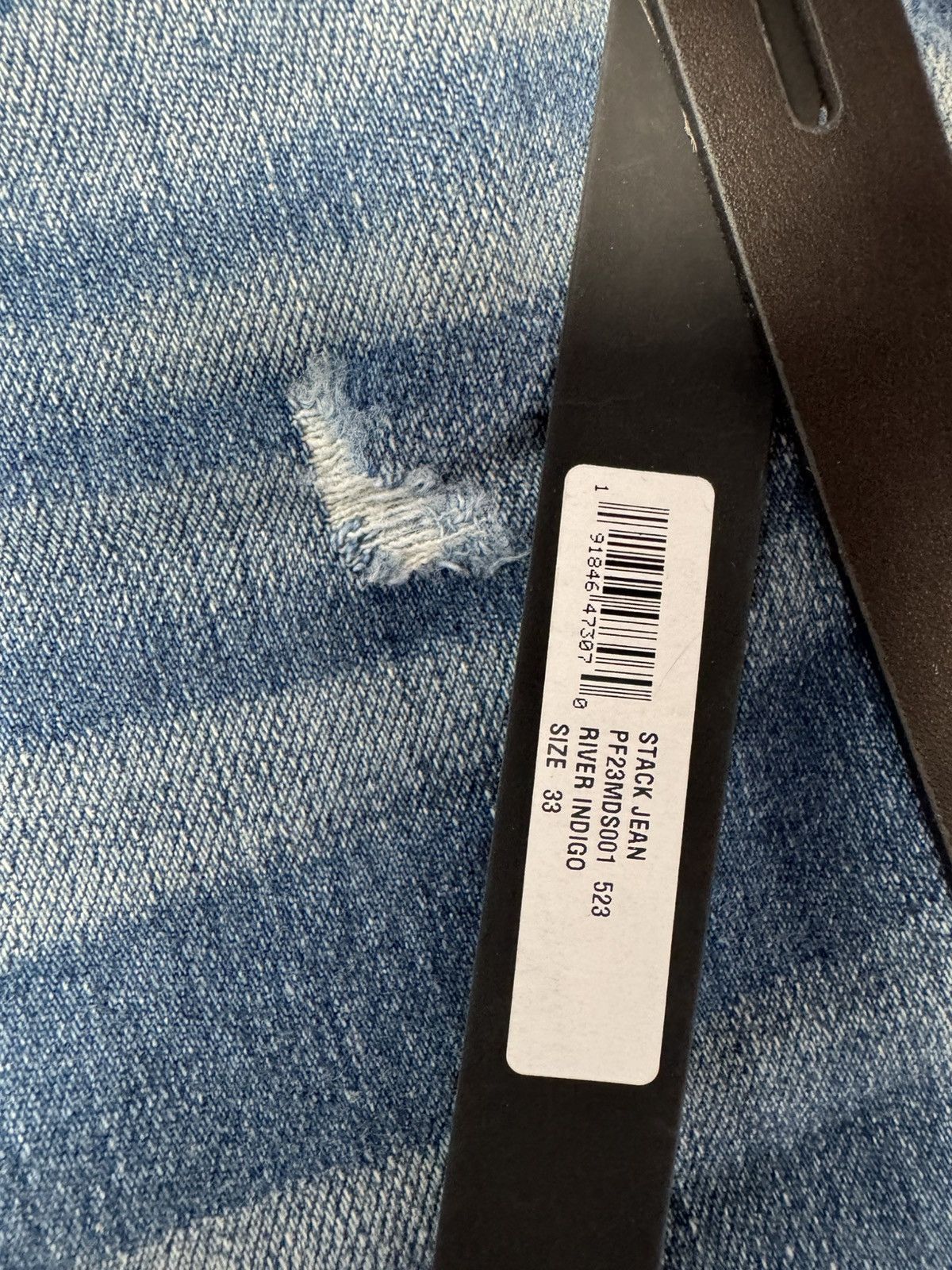 Amiri AMIRI Stack, River Indigo Jeans Size US 33 - 11 Thumbnail