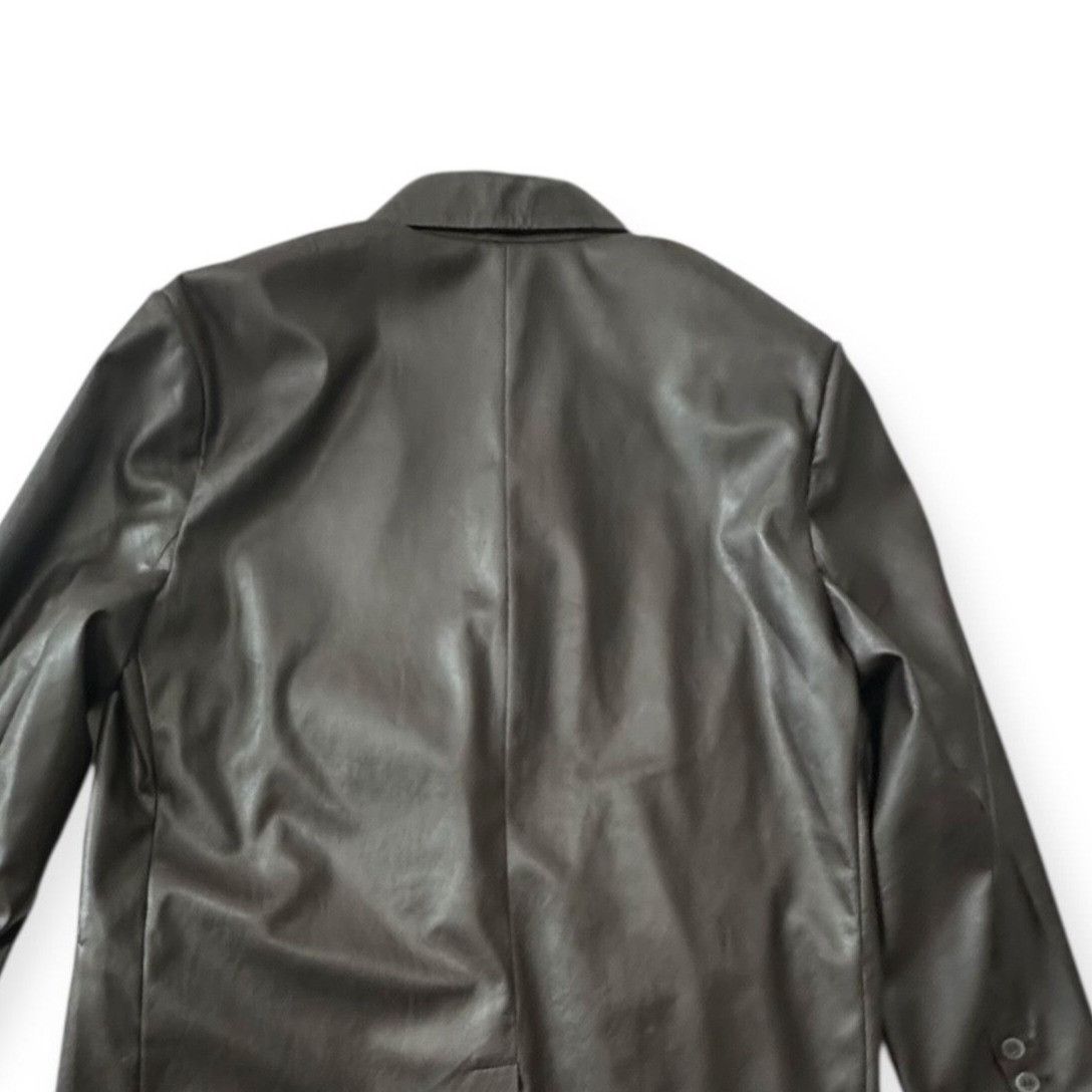 Brochu Walker Brochu Walker The Farley Single-Button Vegan Leather Blazer Size M / US 6-8 / IT 42-44 - 12 Thumbnail