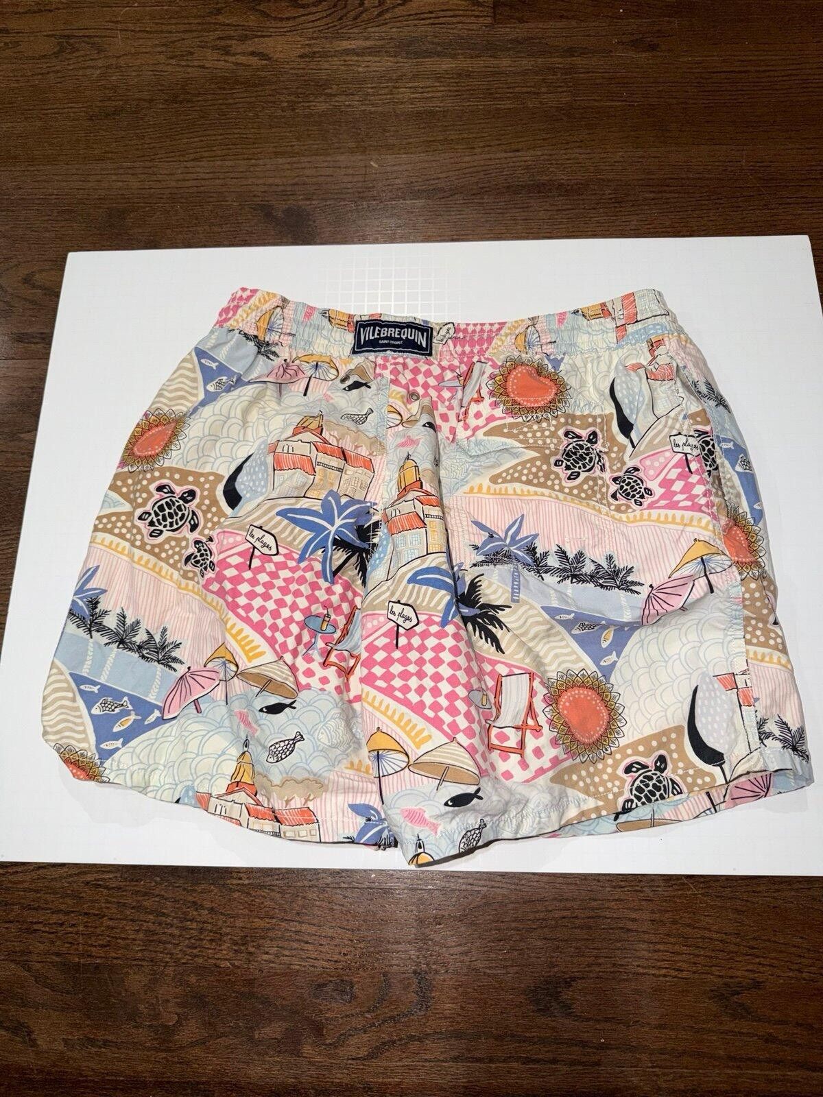 Vilebrequin Vilebrequin Saint Tropez Turtle Beach Swim Trunks Mens XXL Size US 40 / EU 56 - 7 Thumbnail