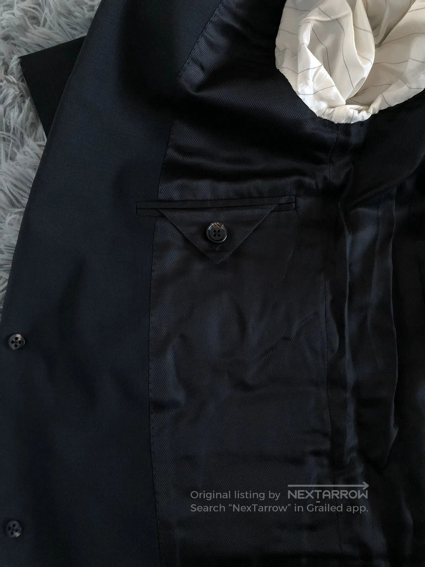 Bottega Veneta Bottega Veneta Gold Buckle Wool Blazer. Size XS / US 0-2 / IT 36-38 - 4 Thumbnail